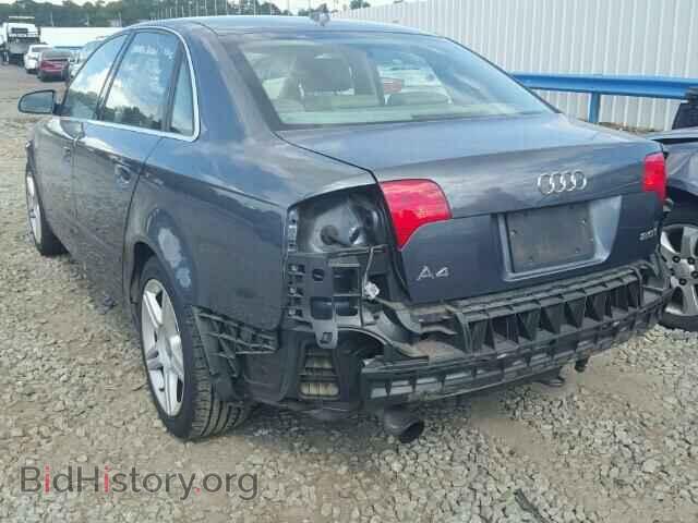2007 AUDI A4 - VIN: WAUAF78E37A201386 - Фото 3