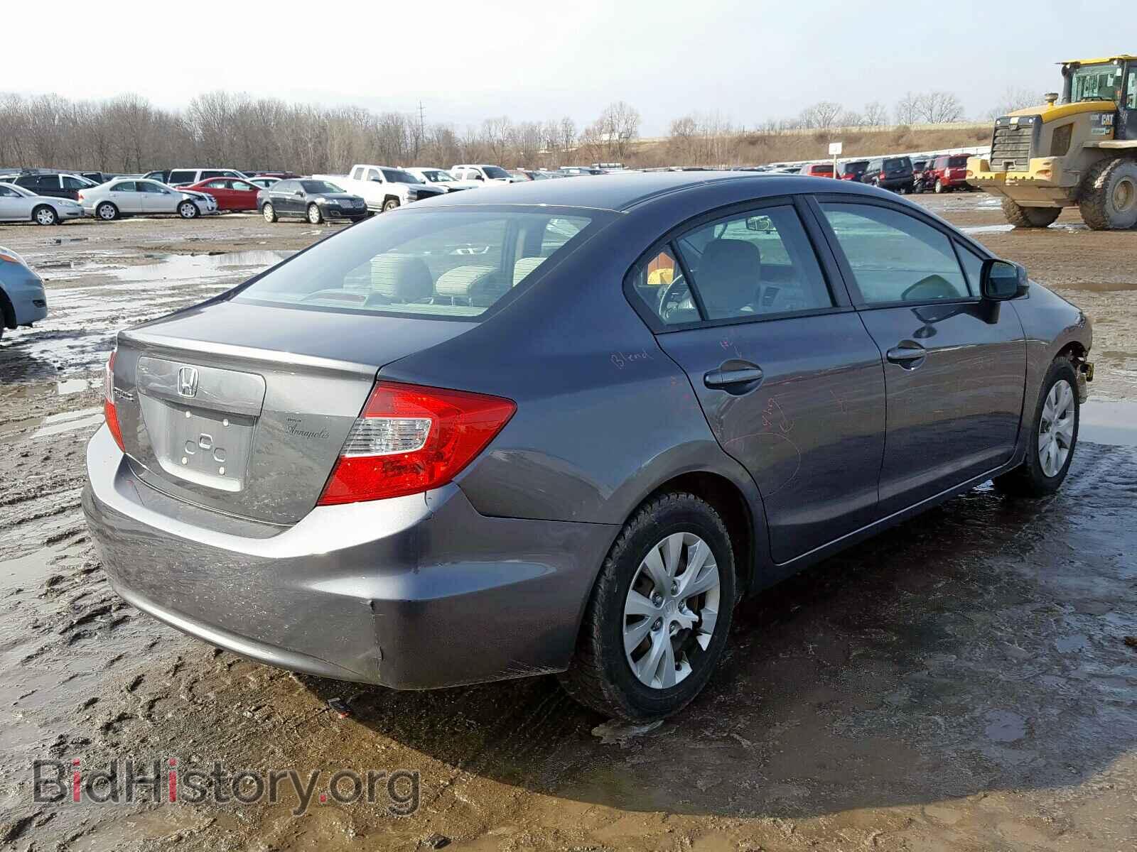 2012 HONDA CIVIC - VIN: 19XFB2F52CE314795 - Фото 4