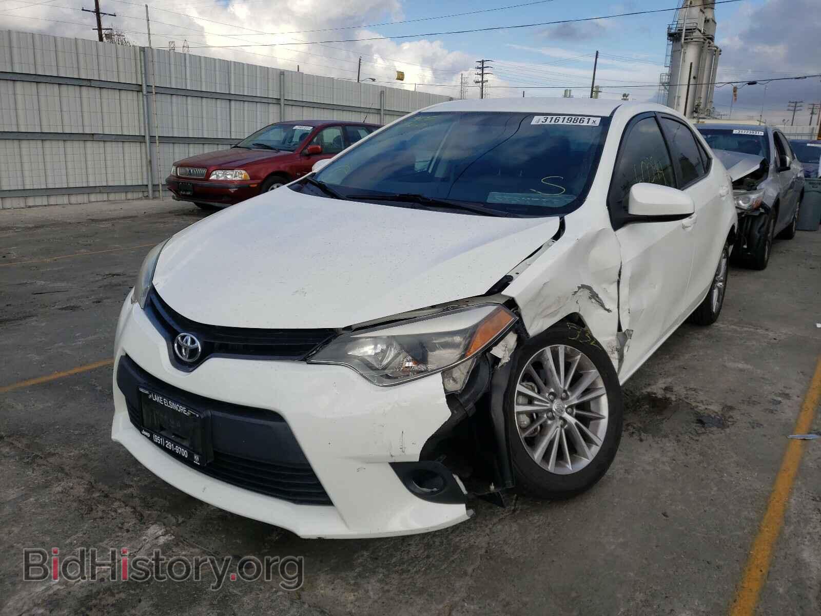 2014 TOYOTA COROLLA - VIN: 5YFBURHE6EP033101 - Фото 2