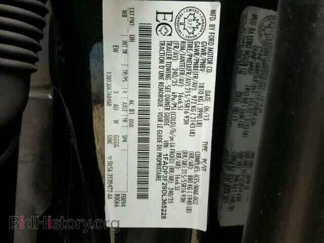 2013 FORD FOCUS - VIN: 1FADP3F29DL365228 - Фото 10