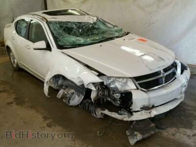 2010 Dodge AVENGER Avenger R/, white — VIN 1B3CC5FB4AN149348, Copart