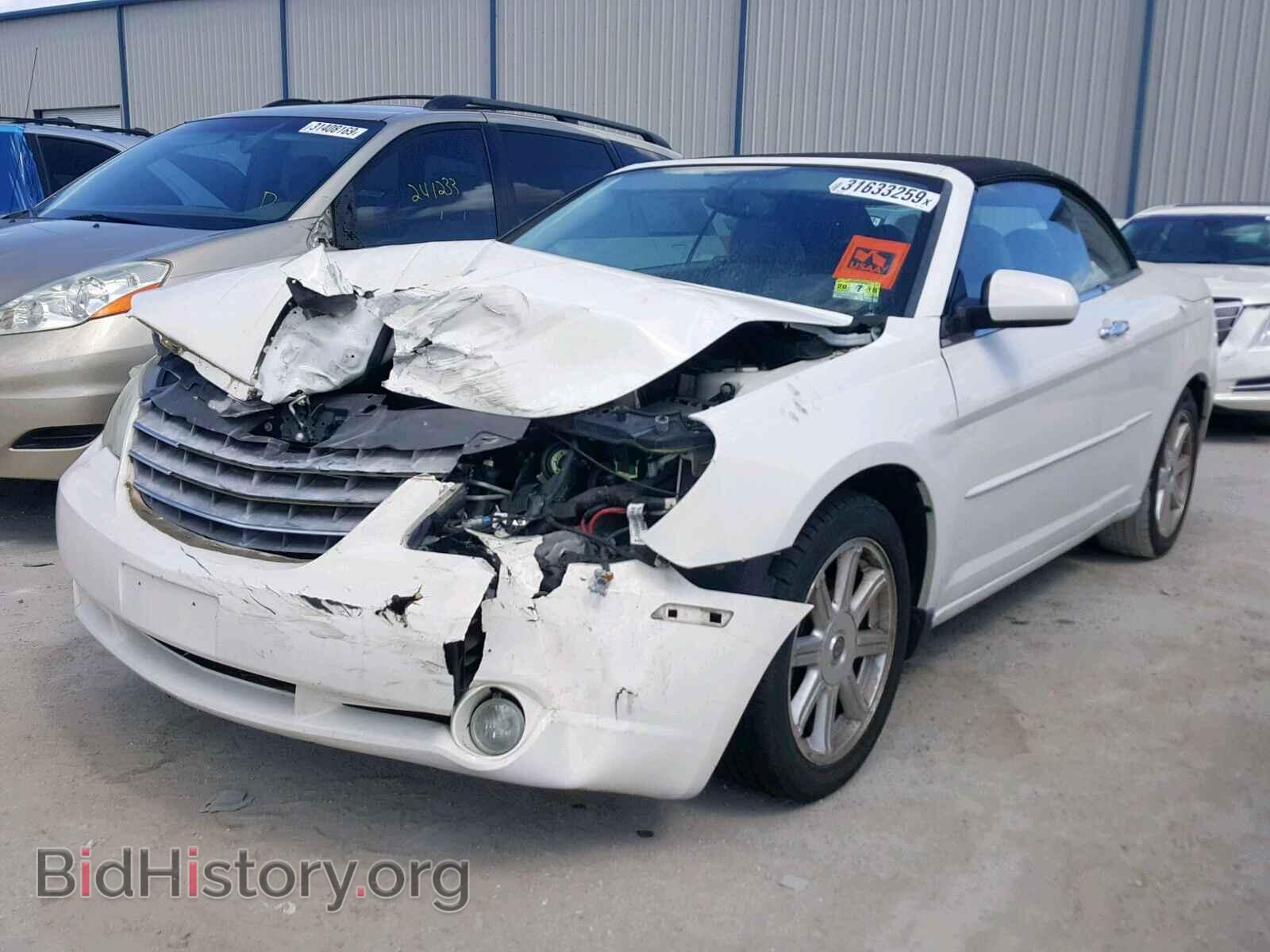 2008 CHRYSLER SEBRING - VIN: 1C3LC65M28N167207 - Фото 2