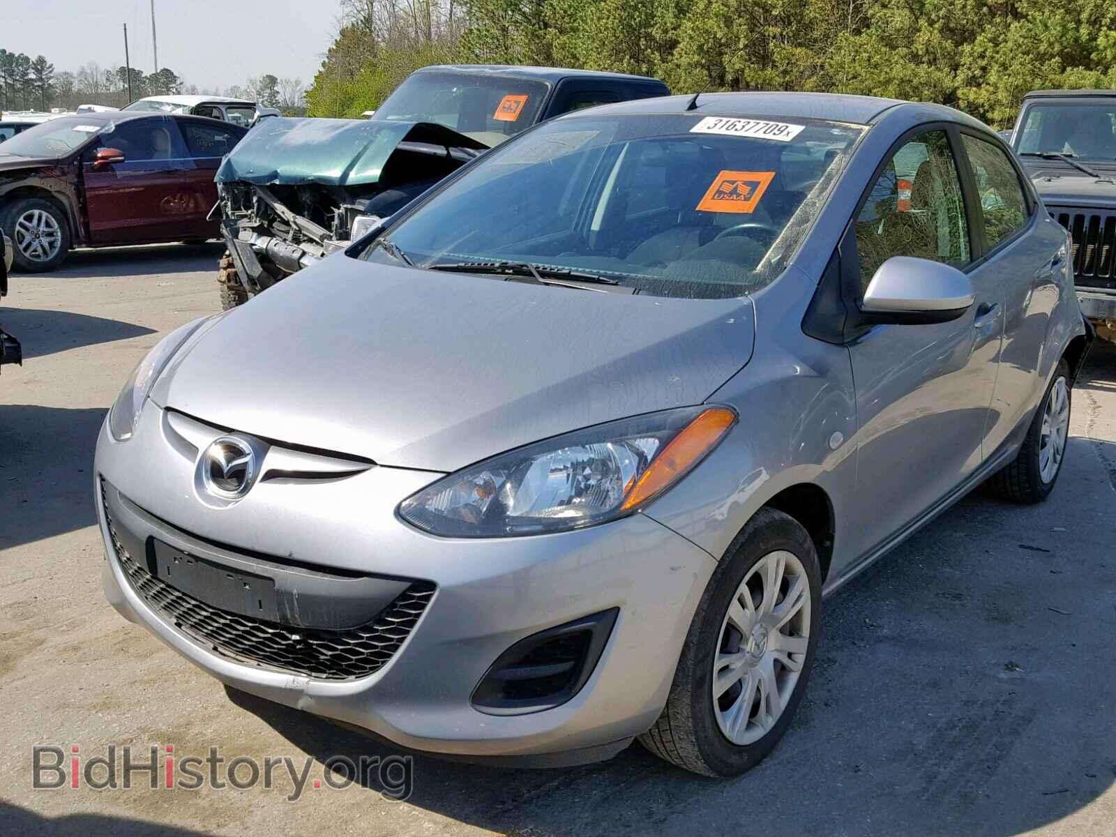 2014 MAZDA 2 - VIN: JM1DE1KZ0E0182603 - Фото 2