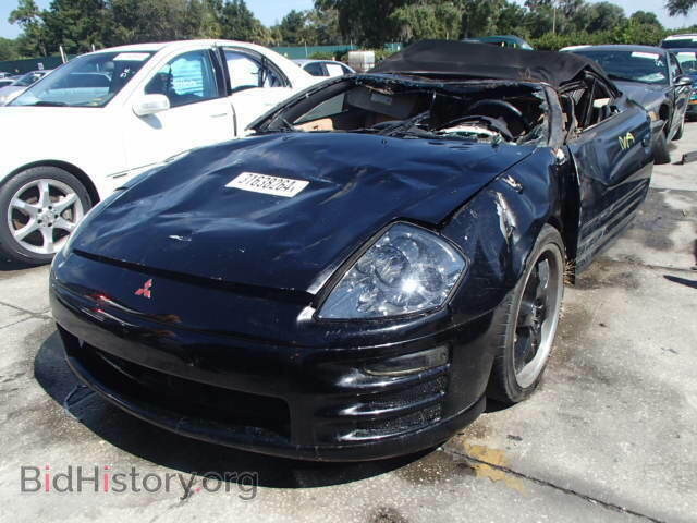 2001 MITSUBISHI ECLIPSE - VIN: 4A3AE55H81E003036 - Фото 2