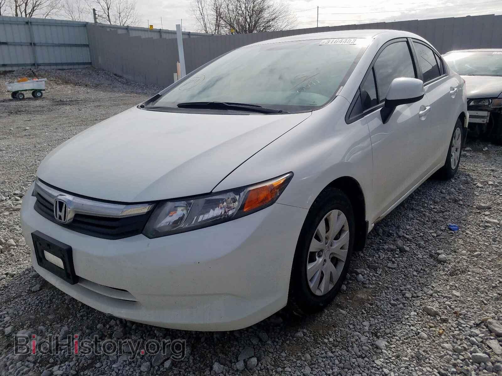 2012 HONDA CIVIC - VIN: 2HGFB2F56CH605077 - Фото 2