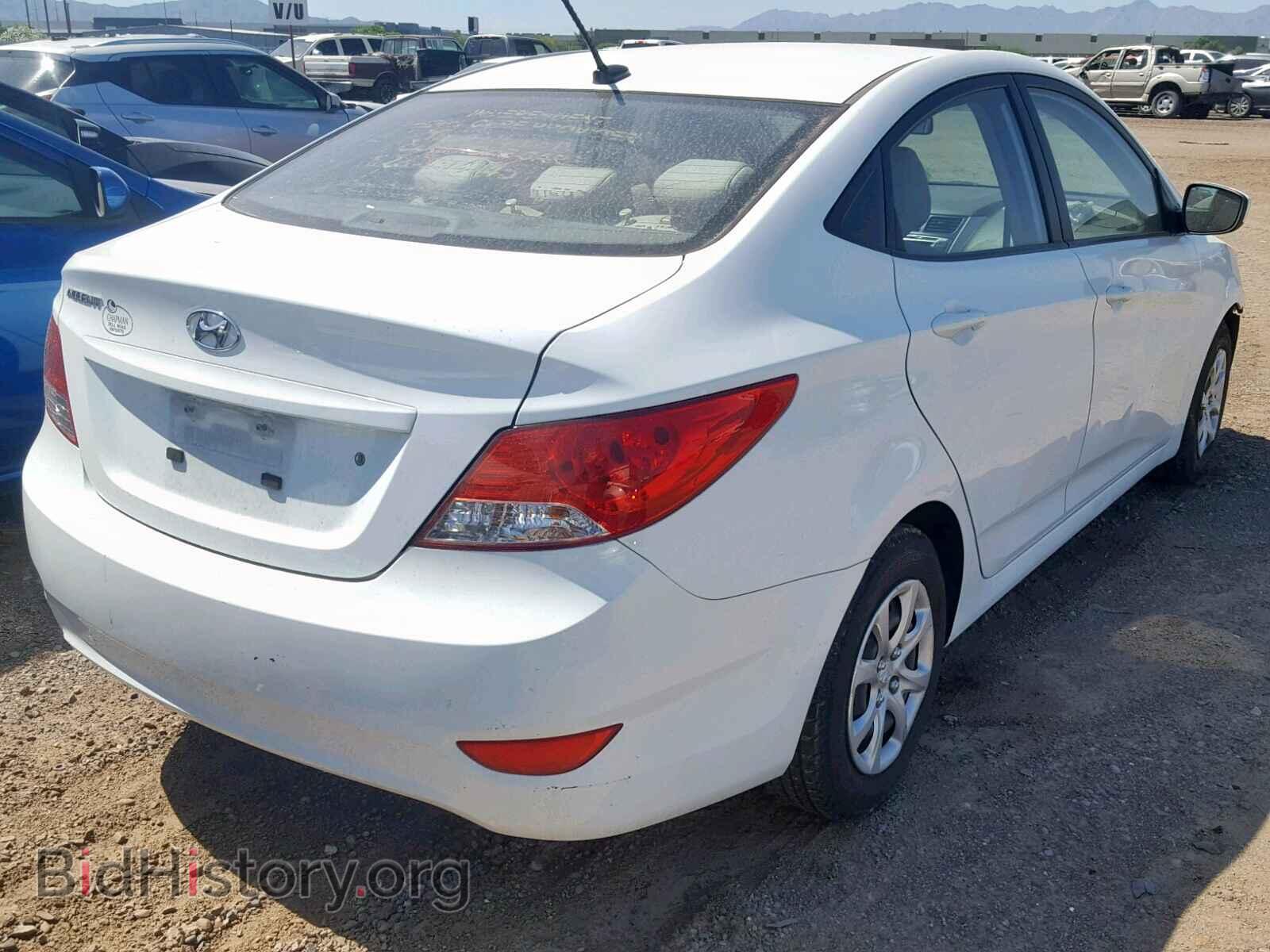 2014 HYUNDAI ACCENT - VIN: KMHCT4AE1EU758060 - Фото 4