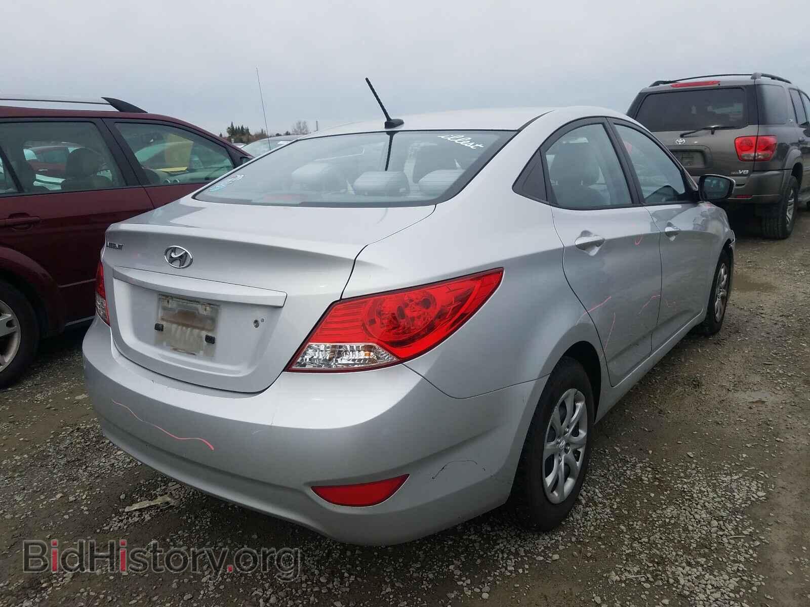 2013 HYUNDAI ACCENT - VIN: KMHCT4AE1DU295478 - Фото 4