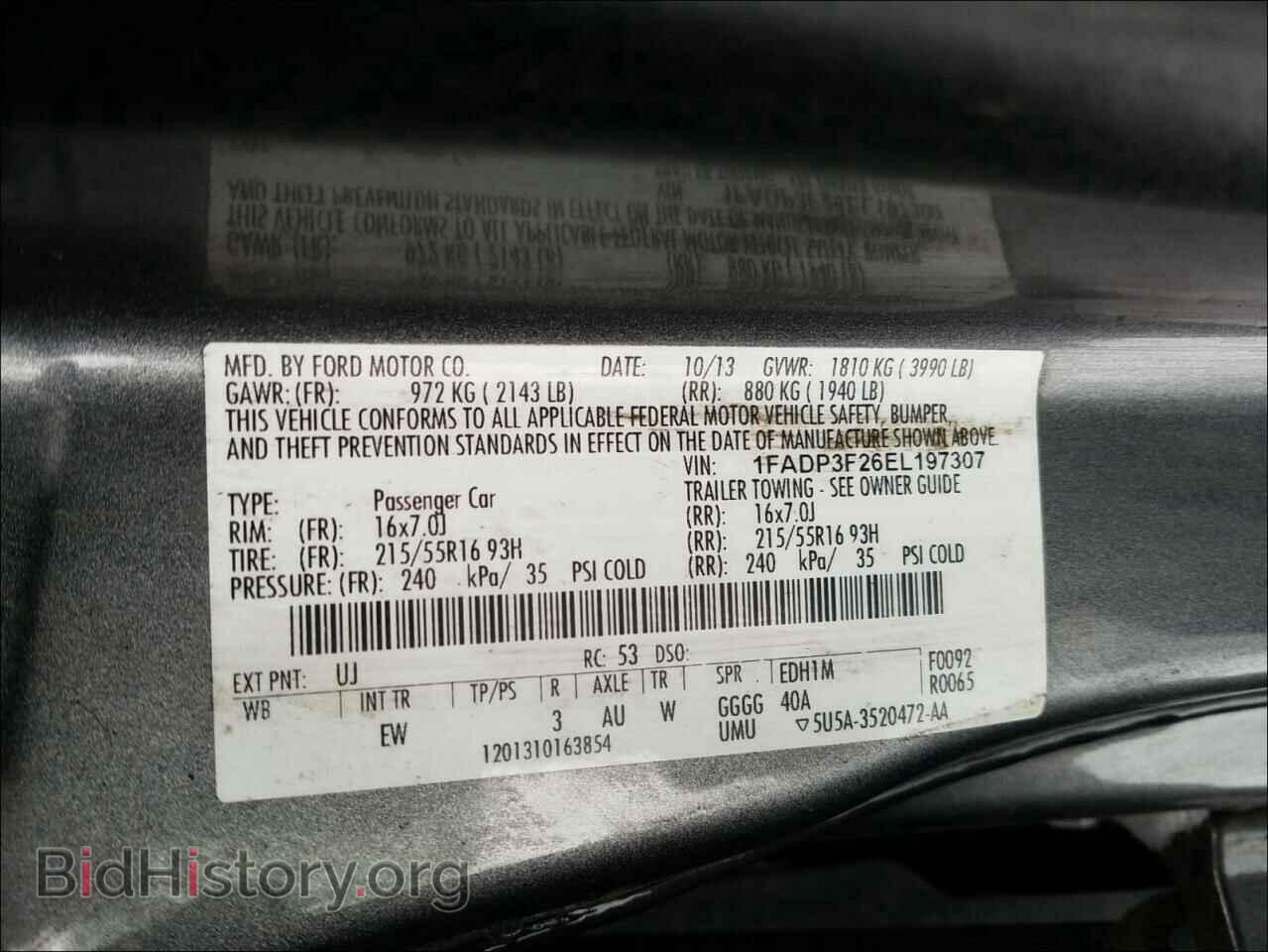 2014 FORD FOCUS - VIN: 1FADP3F26EL197307 - Photo 10