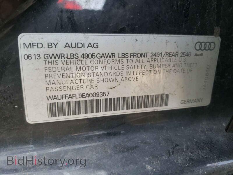 2014 Audi A4 (VIN WAUFFAFL9EA009357) — фото 10 из 10