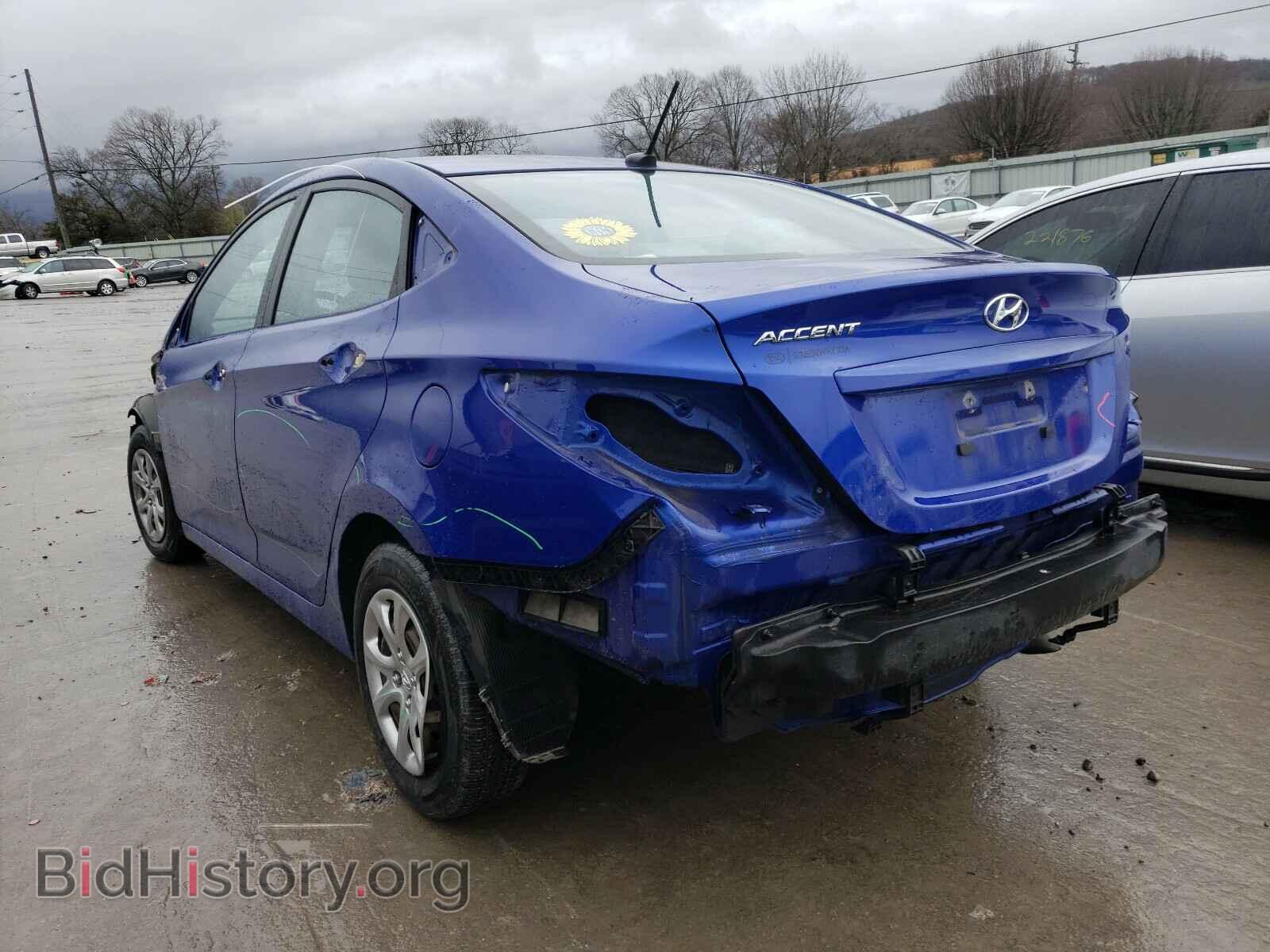 2014 HYUNDAI ACCENT - VIN: KMHCT4AEXEU700612 - Фото 3