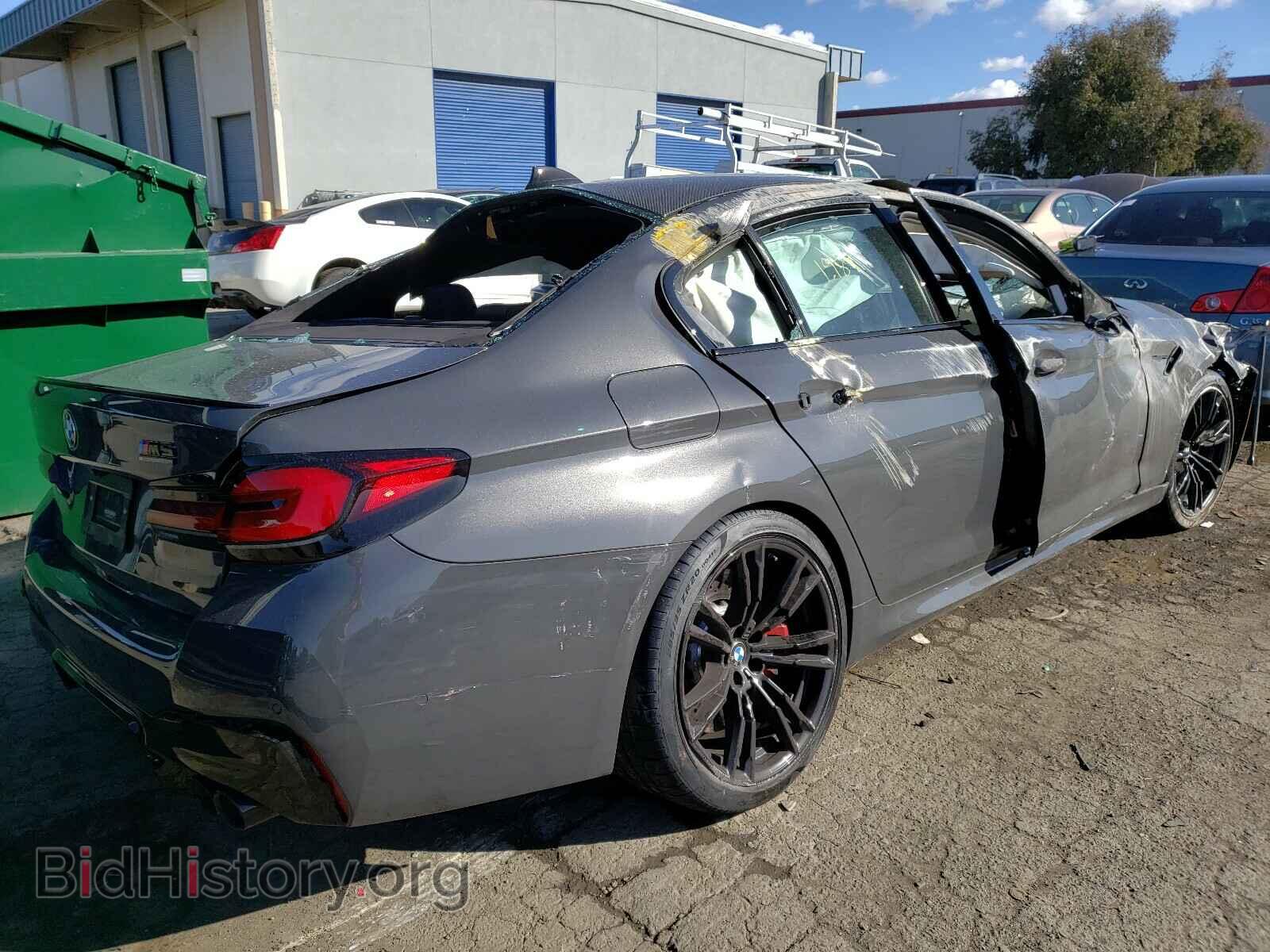 2021 BMW M5 - VIN: WBS83CH06MCF81214 - Photo 4