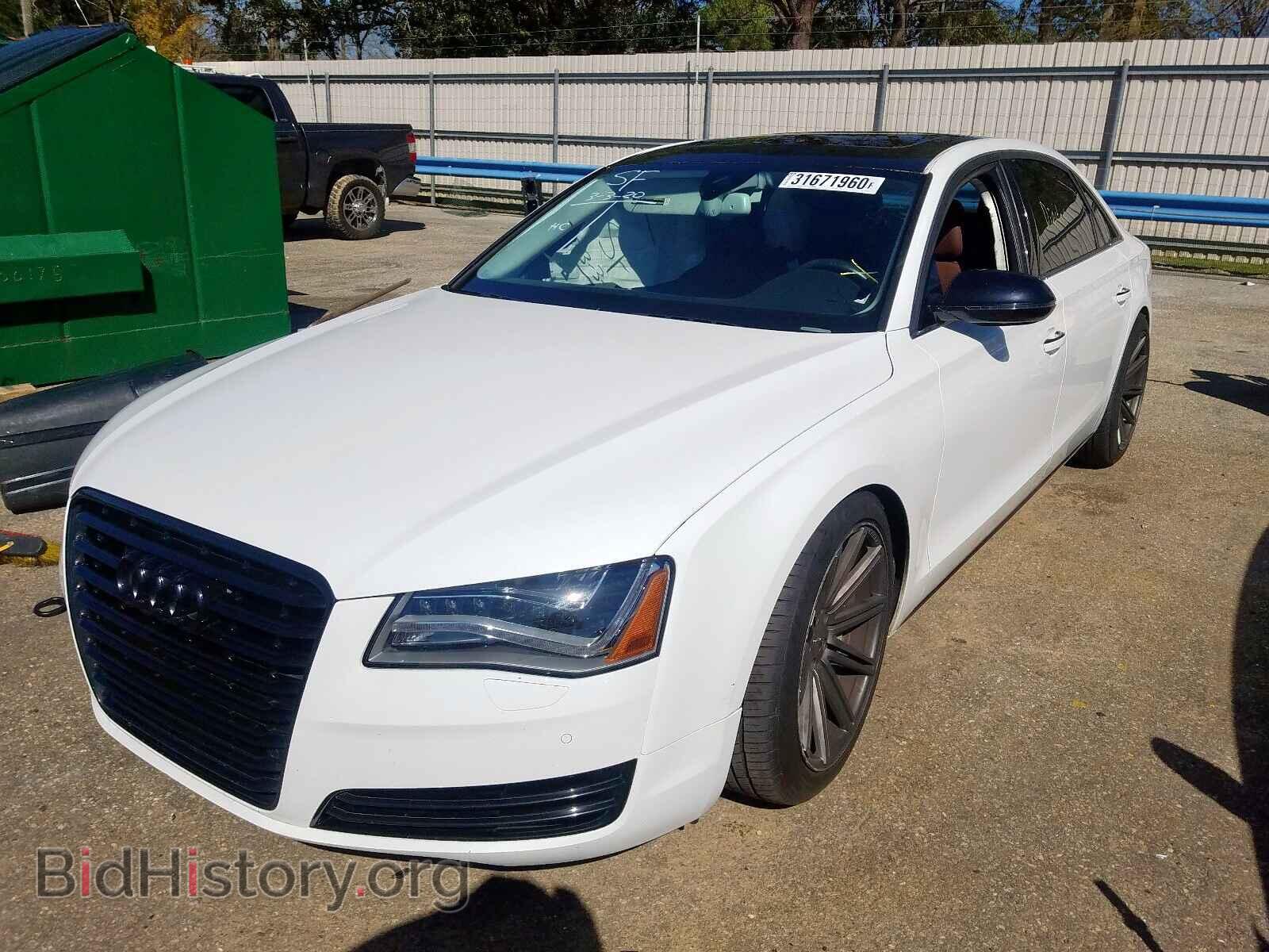 2014 AUDI A8 - VIN: WAURMAFD4EN001946 - Фото 2