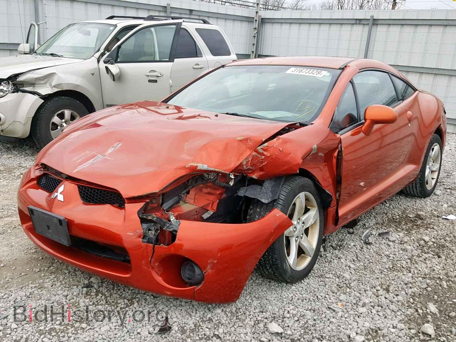2007 MITSUBISHI ECLIPSE - VIN: 4A3AK24F97E069742 - Фото 2