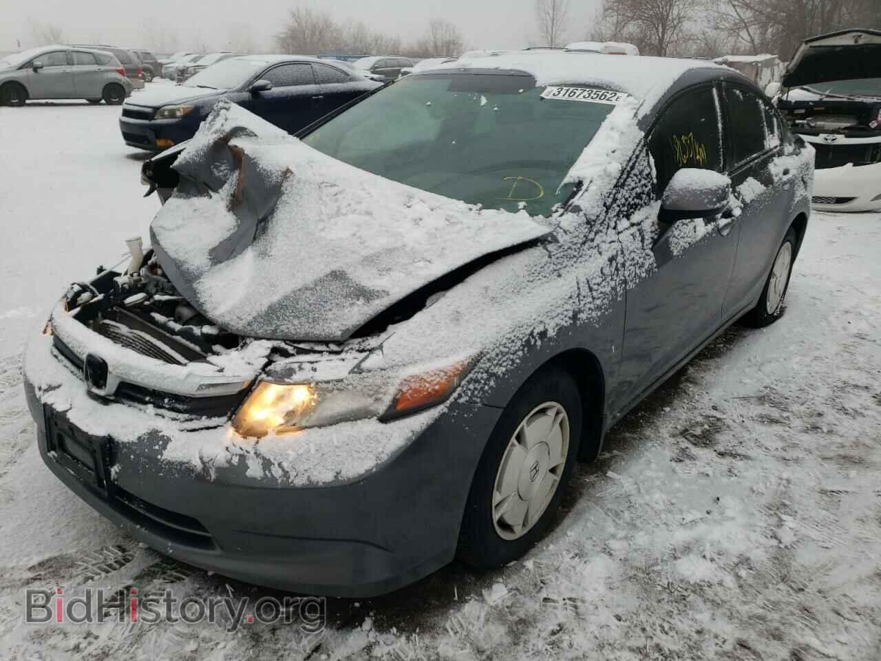 2012 HONDA CIVIC - VIN: 2HGFB2E49CH019093 - Фото 2