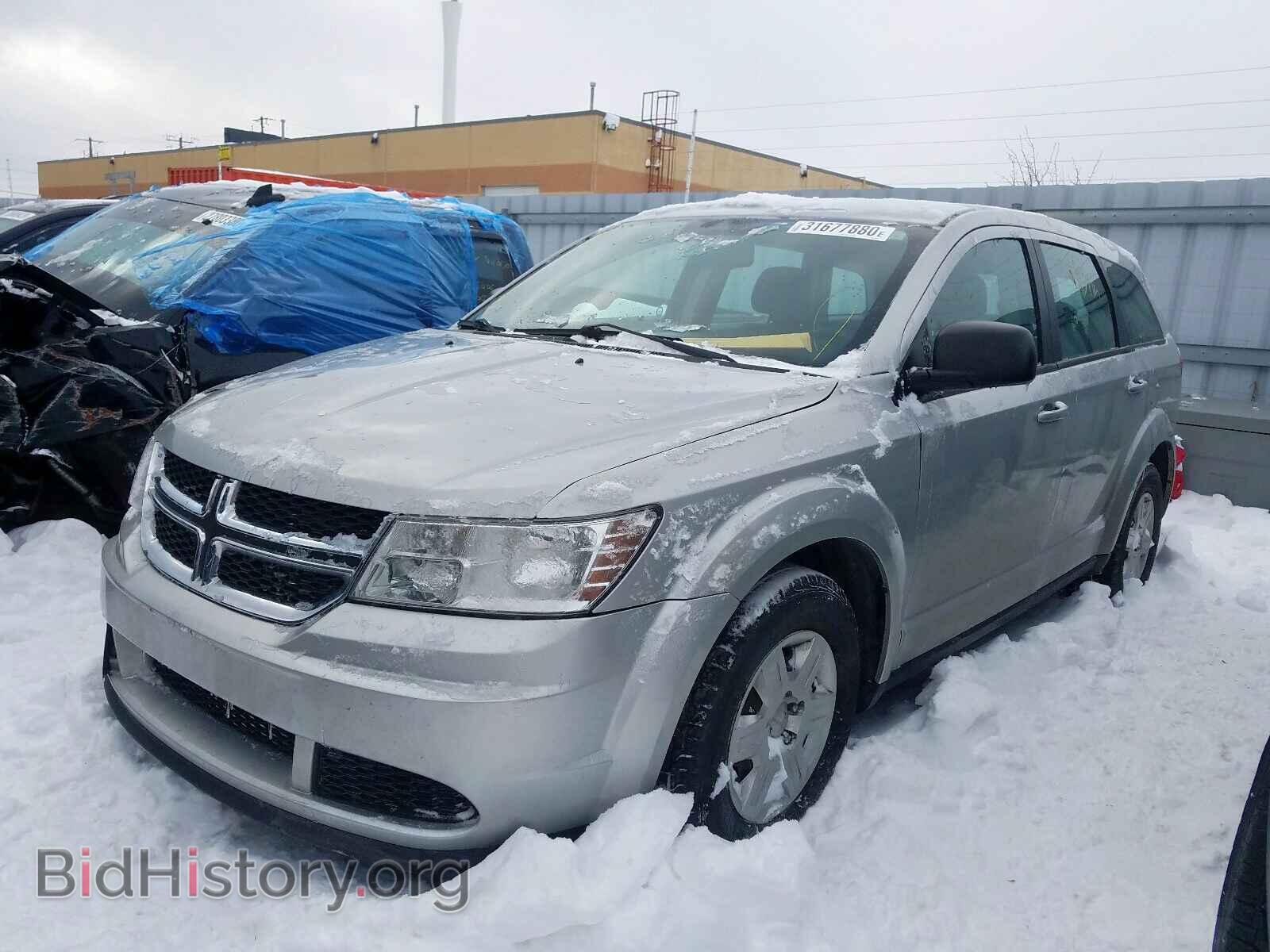2012 DODGE JOURNEY - VIN: 3C4PDCAB9CT348259 - Фото 2