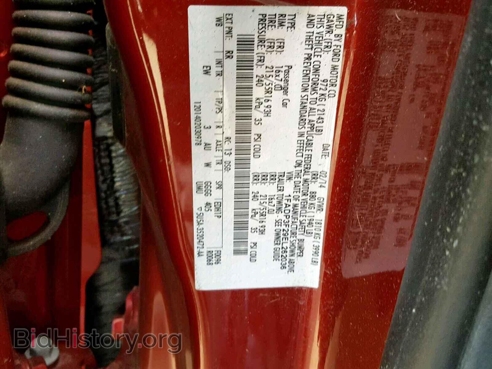 2014 FORD FOCUS SE - VIN: 1FADP3F29EL262036 - Фото 10