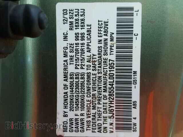 2004 HONDA ELEMENT - VIN: 5J6YH28554L001957 - Photo 10