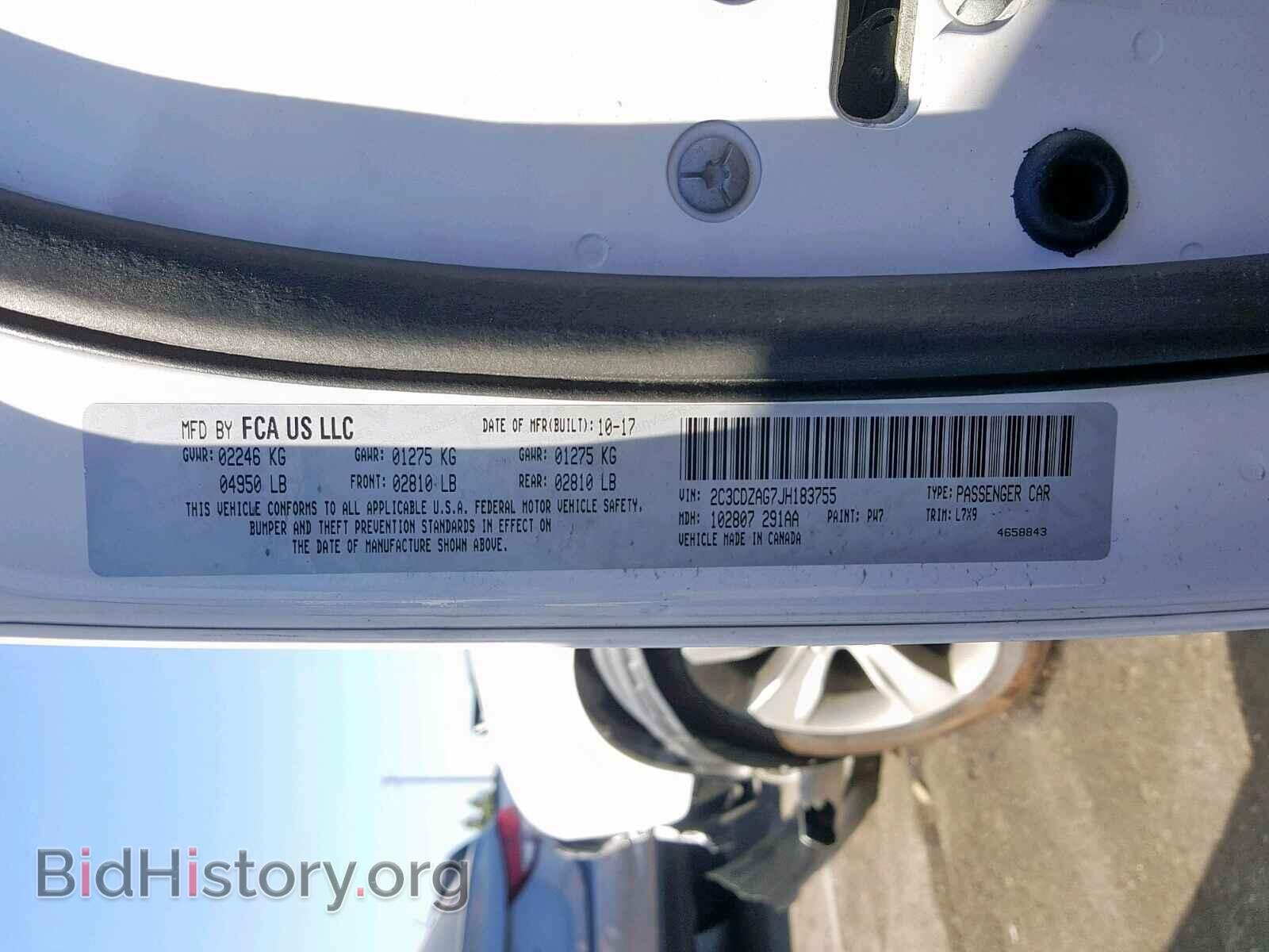 2018 DODGE CHALLENGER - VIN: 2C3CDZAG7JH183755 - Photo 10