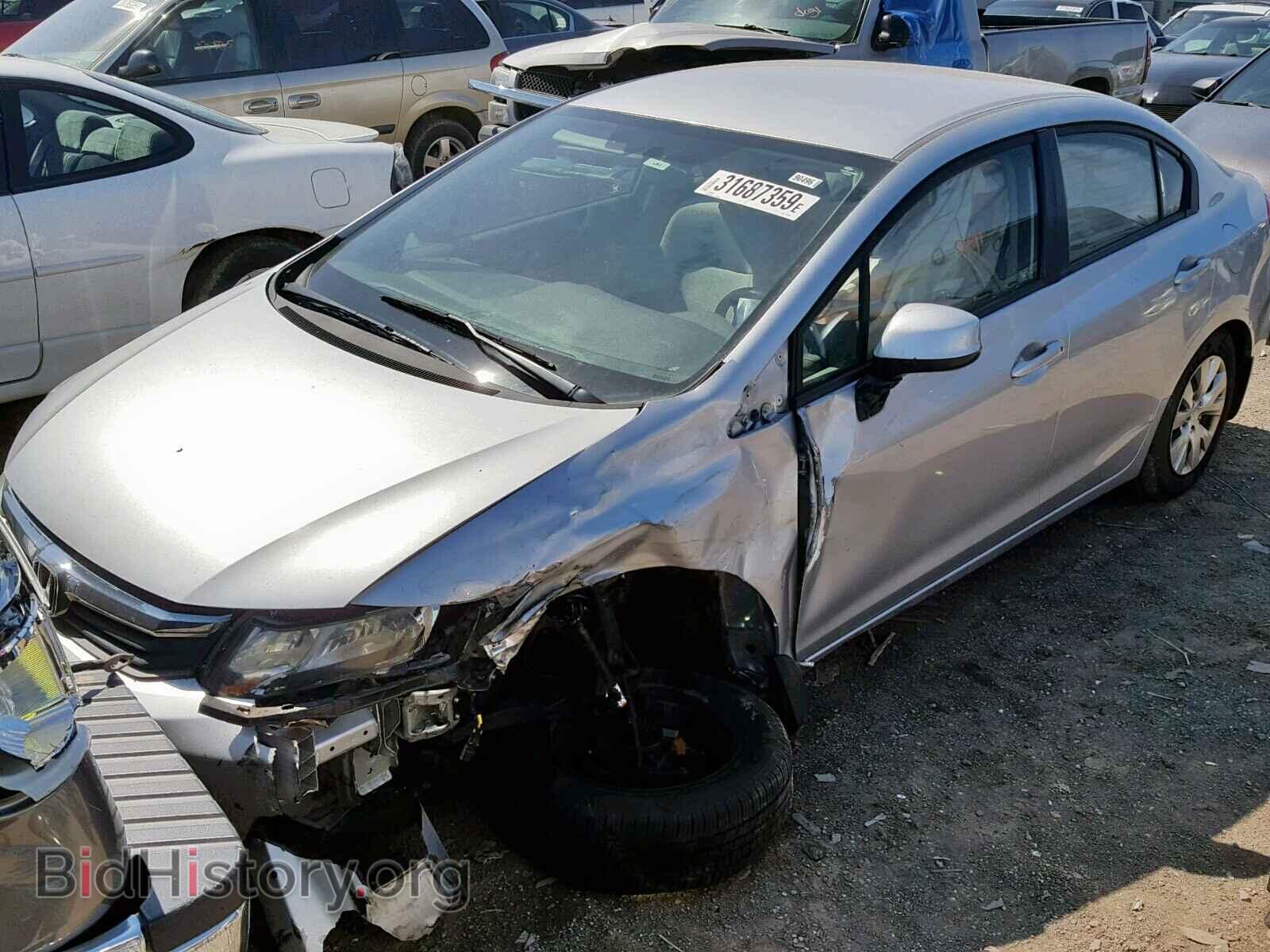 2012 HONDA CIVIC LX - VIN: 19XFB2F53CE007720 - Фото 2