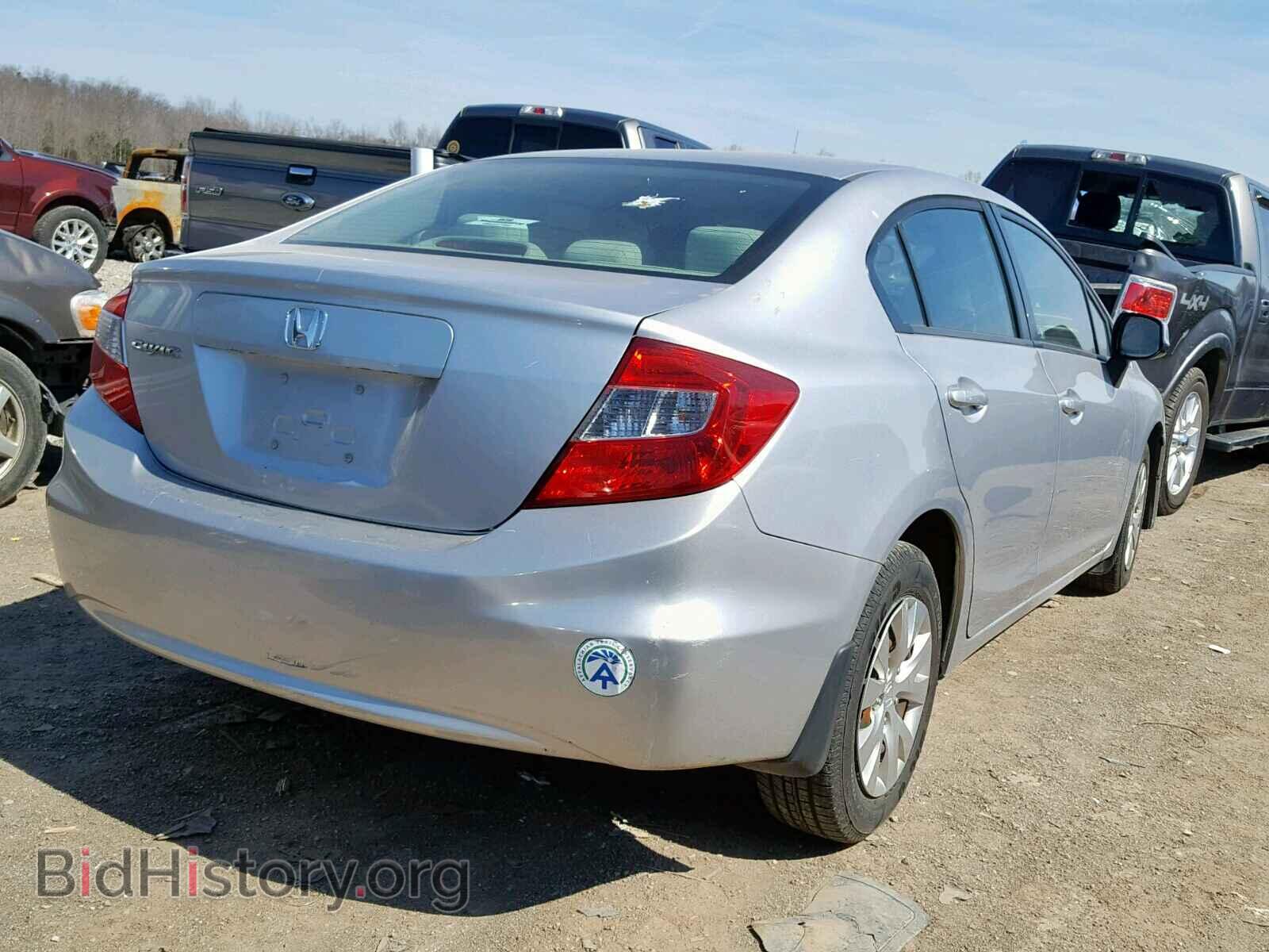 2012 HONDA CIVIC LX - VIN: 19XFB2F53CE007720 - Фото 4