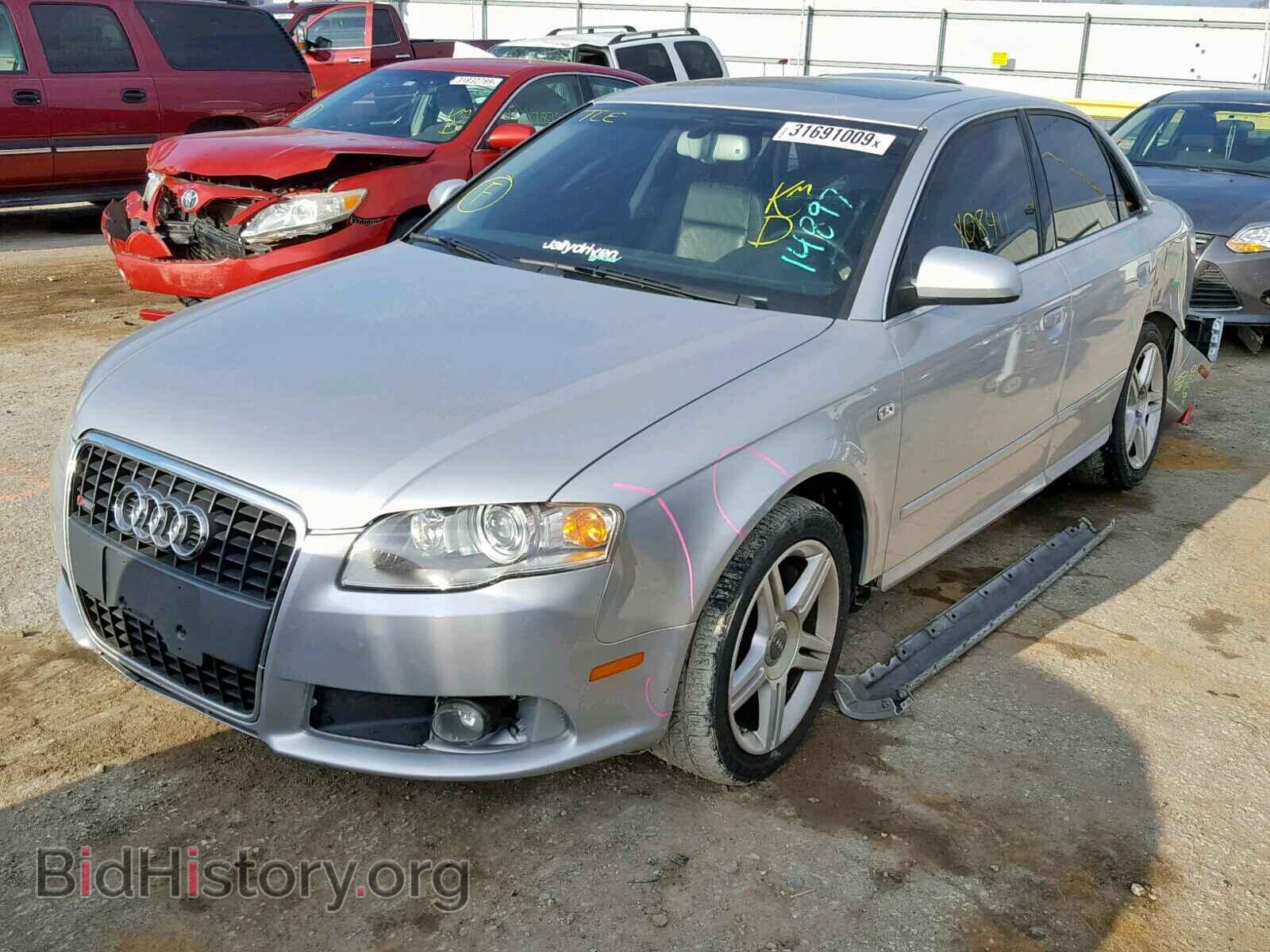 2008 AUDI A4 - VIN: WAUDF78E78A016207 - Фото 2