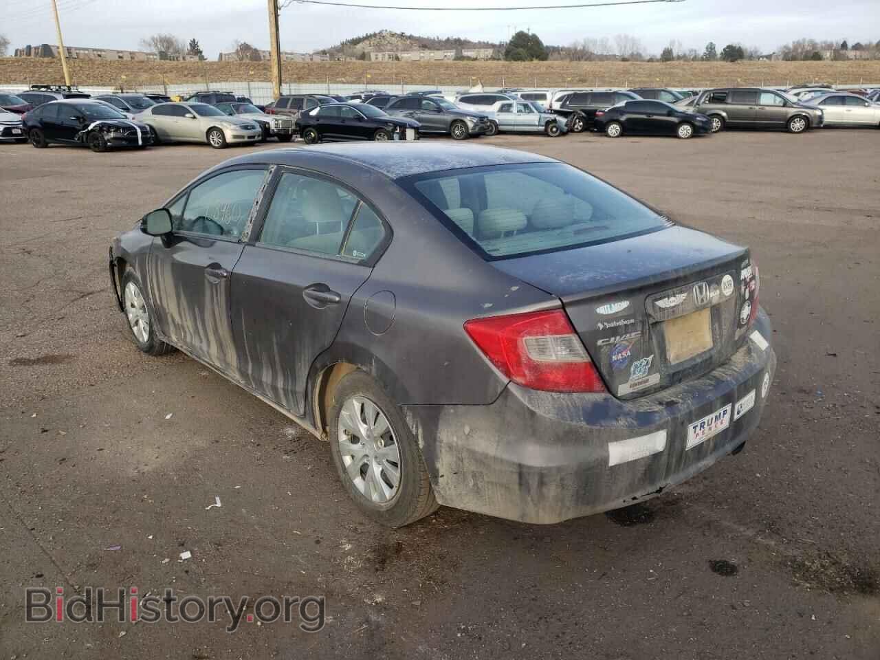 2012 HONDA CIVIC - VIN: 2HGFB2F59CH601007 - Фото 3