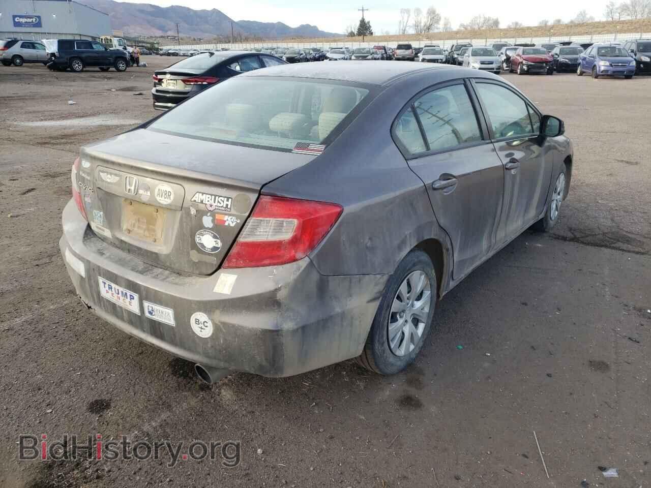 2012 HONDA CIVIC - VIN: 2HGFB2F59CH601007 - Фото 4