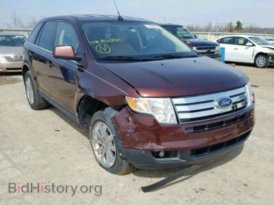 2009 Ford EDGE Edge Limit, бордовый — VIN 2FMDK39C19BA54800, Copart