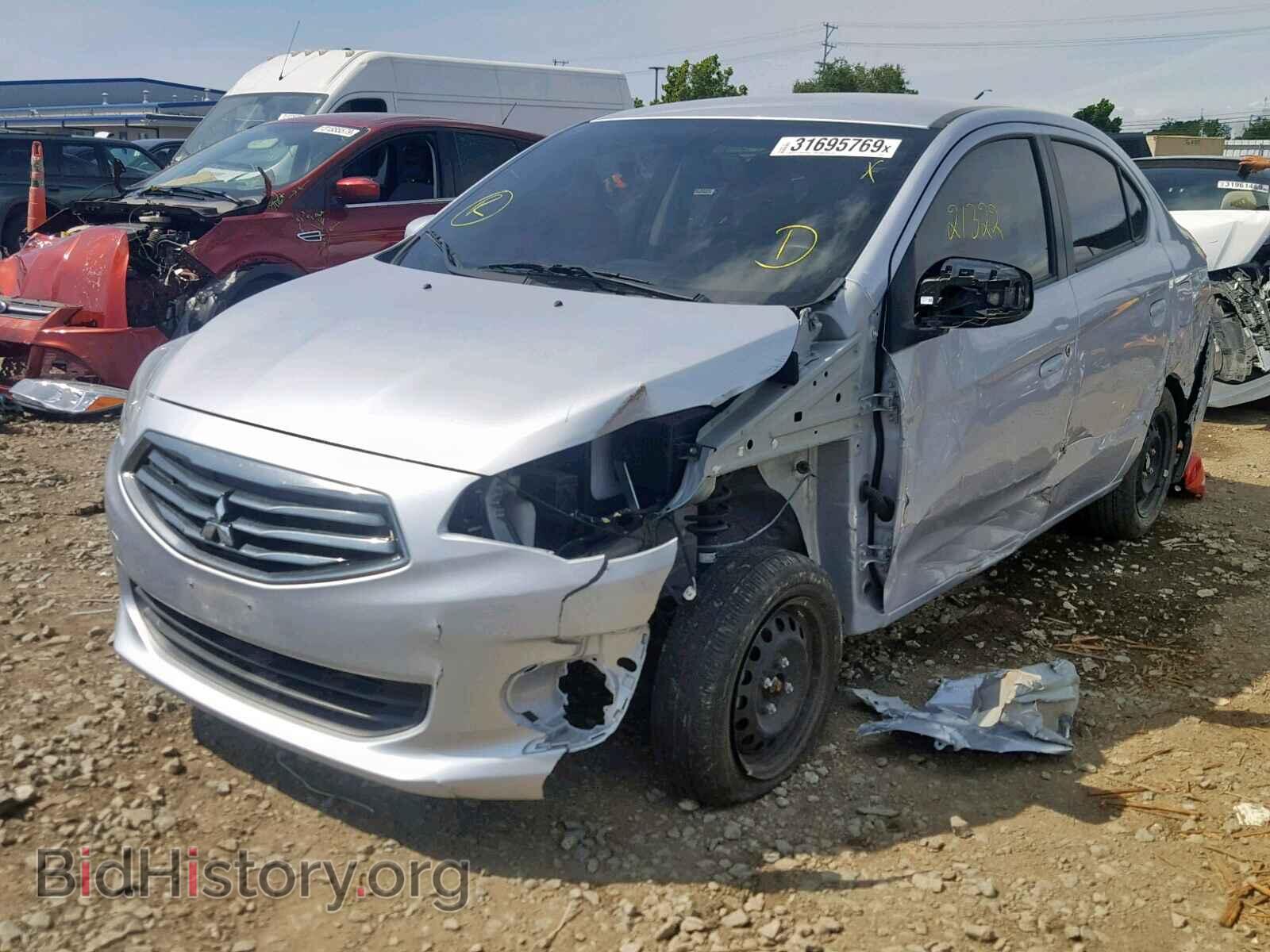 2017 MITSUBISHI MIRAGE - VIN: ML32F3FJ0HHF09694 - Фото 2