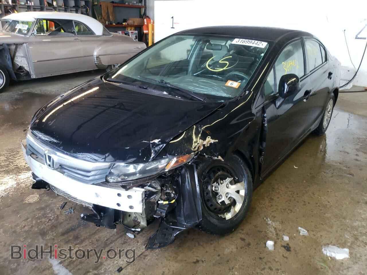 2012 HONDA CIVIC - VIN: 2HGFB2F50CH328068 - Фото 2