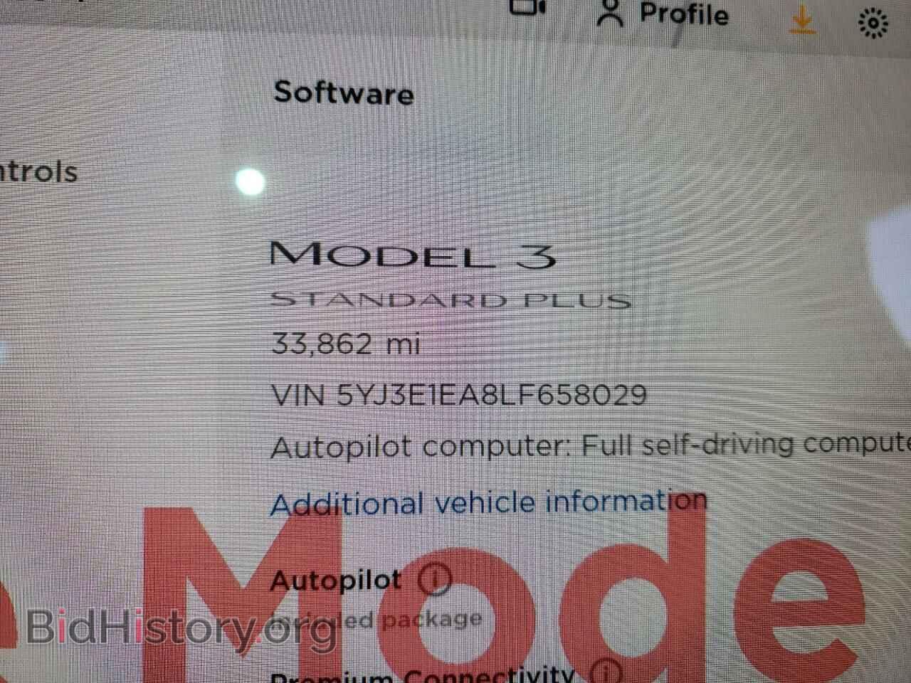 2020 TESLA MODEL 3 - VIN: 5YJ3E1EA8LF658029 - Фото 8