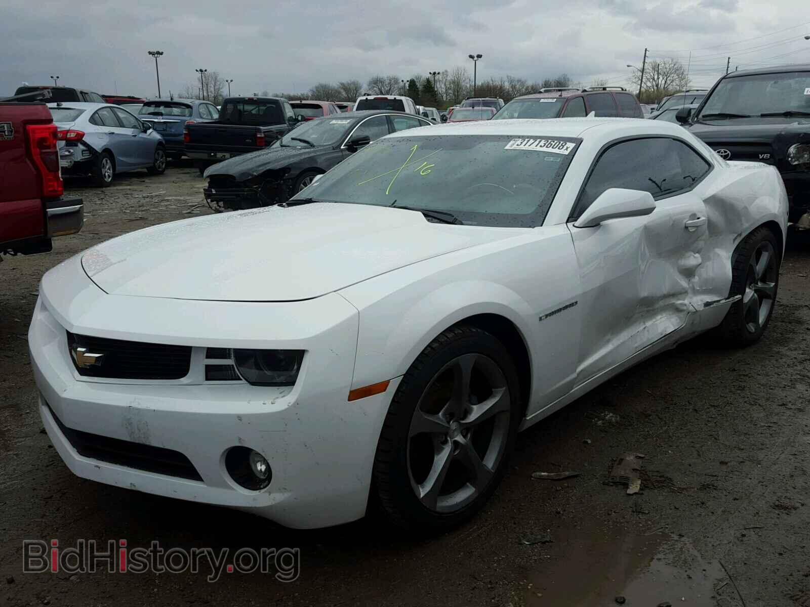 2013 CHEVROLET CAMARO - VIN: 2G1FC1E36D9185444 - Фото 2