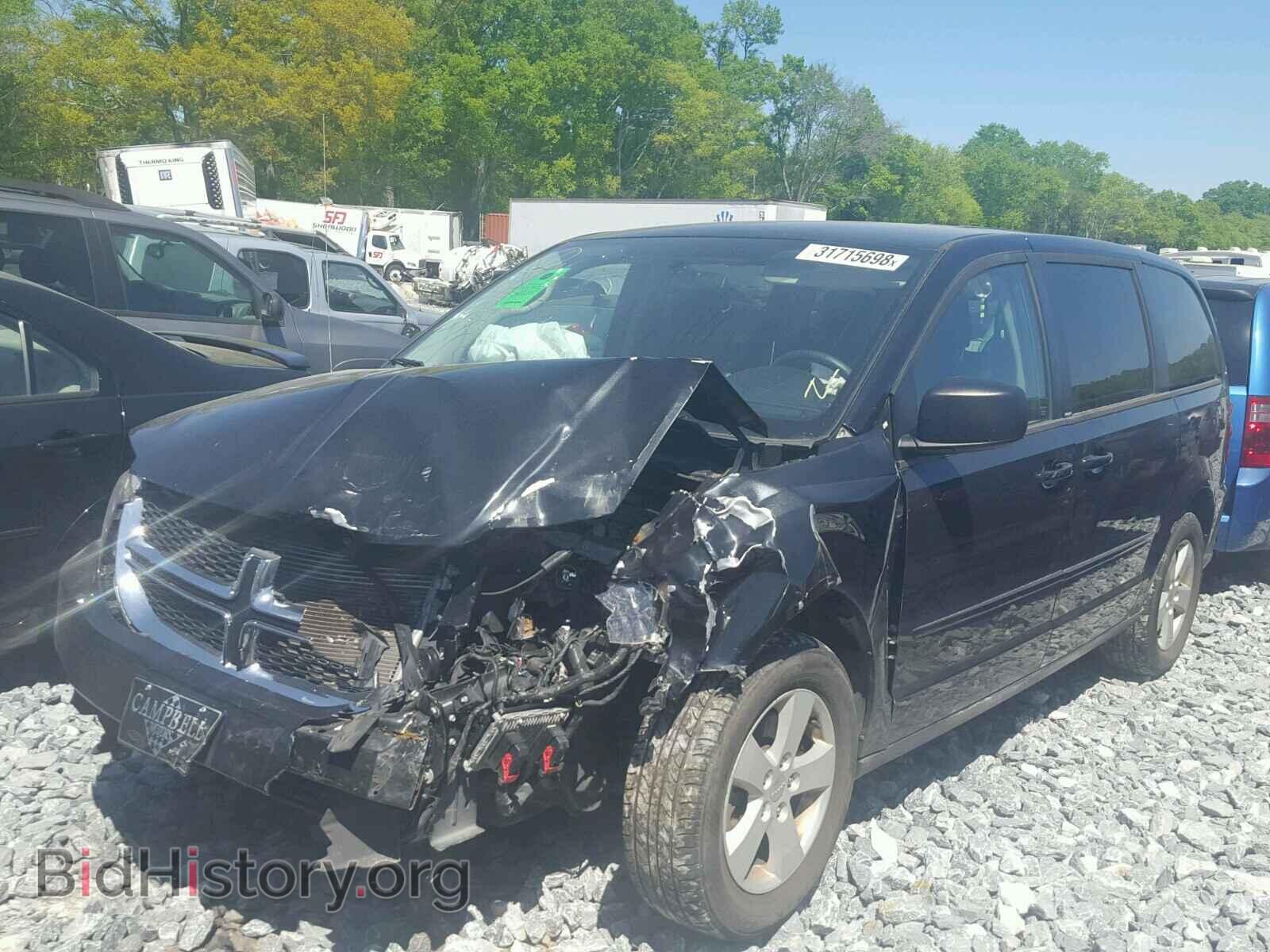 2013 DODGE CARAVAN - VIN: 2C4RDGBG0DR598665 - Фото 2