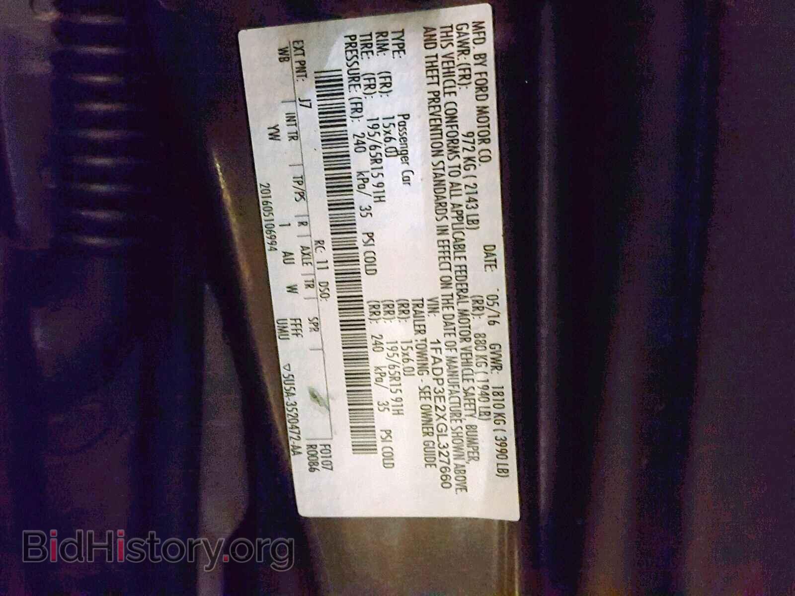 2016 FORD FOCUS - VIN: 1FADP3E2XGL327660 - Photo 10