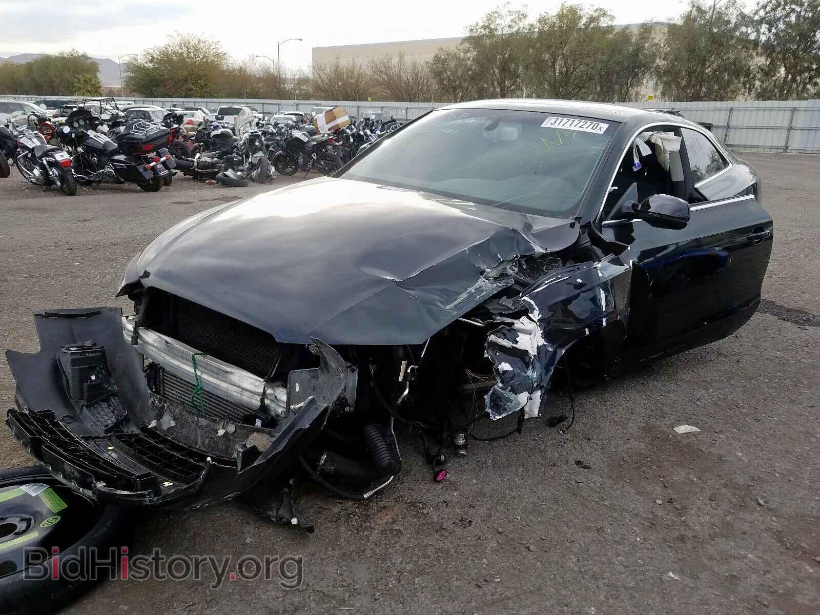 2013 AUDI A5 - VIN: WAUCFAFR5DA059033 - Фото 2