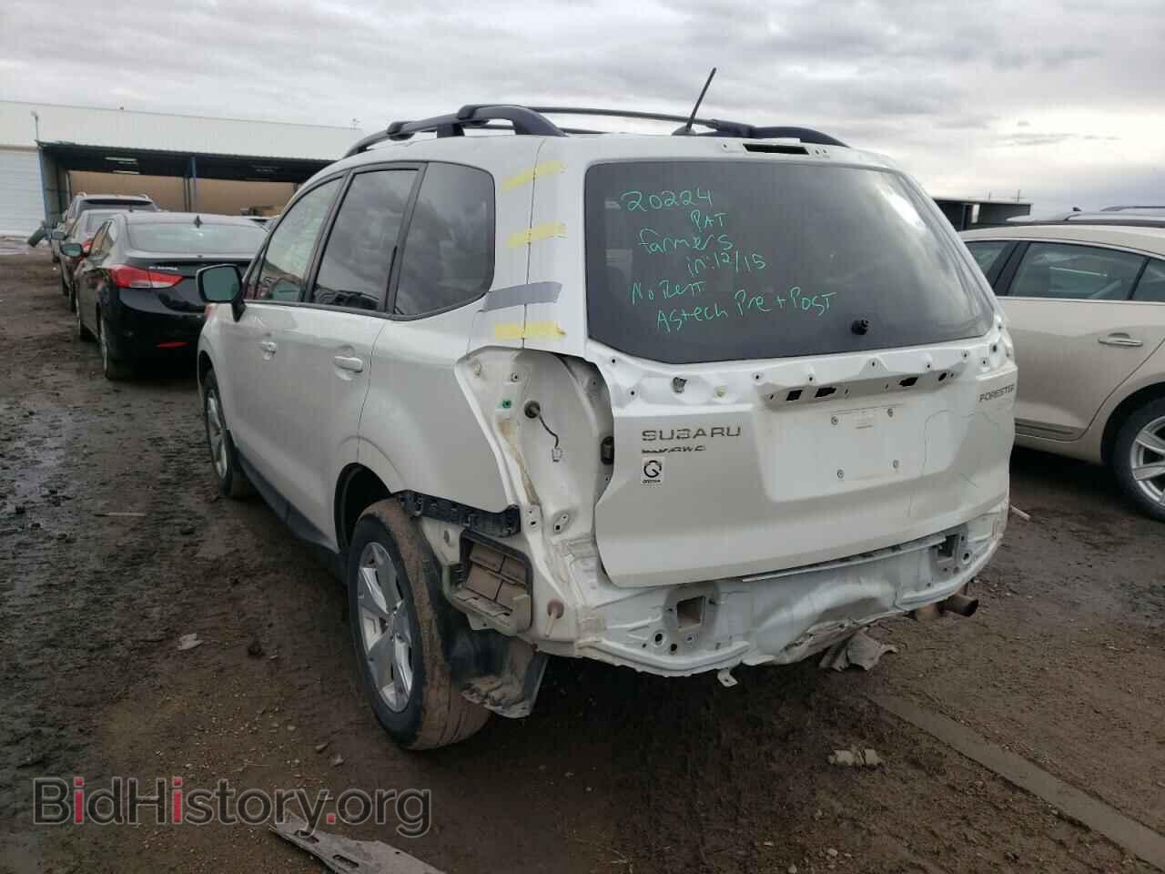 2015 SUBARU FORESTER - VIN: JF2SJAFCXFH592855 - Фото 3