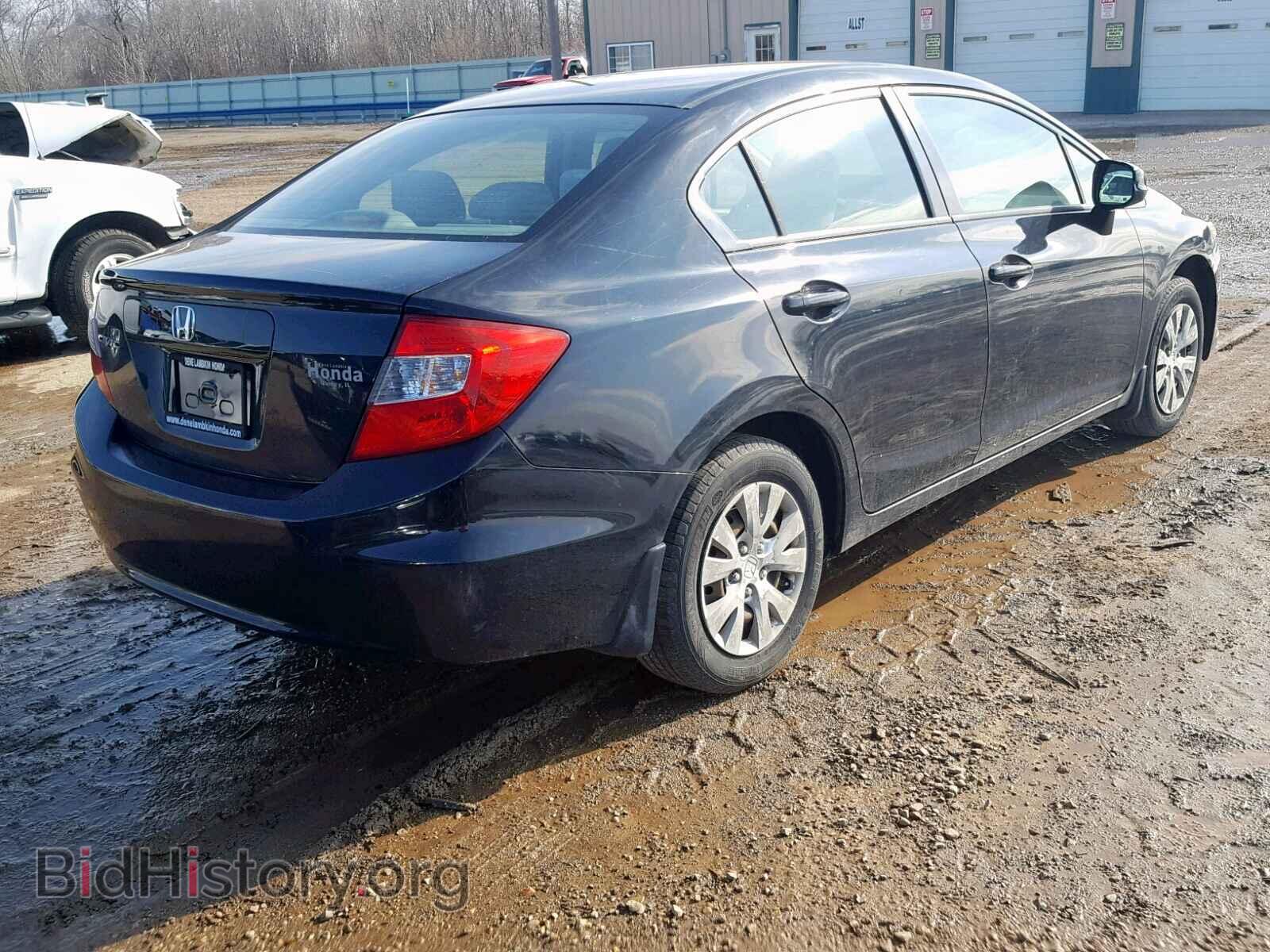 2012 HONDA CIVIC LX - VIN: JHMFB2F57CS000359 - Фото 4