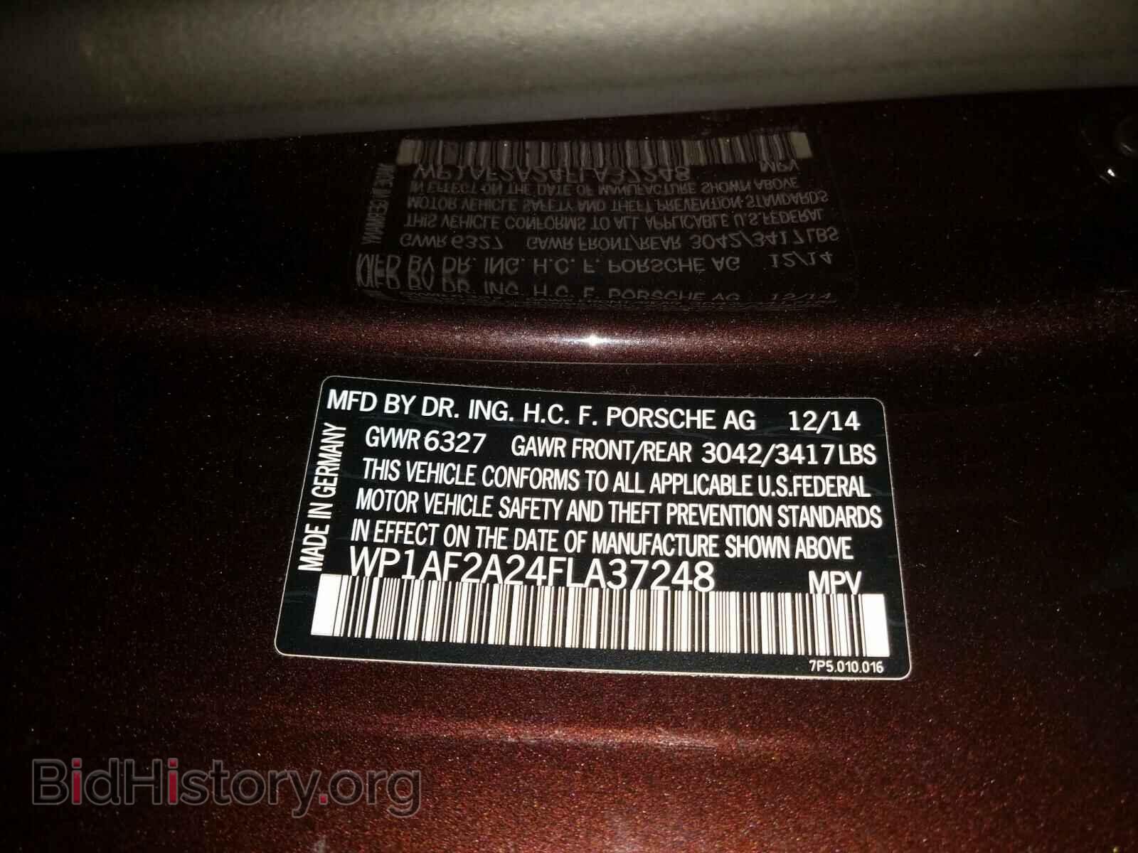 2015 PORSCHE CAYENNE - VIN: WP1AF2A24FLA37248 - Фото 10
