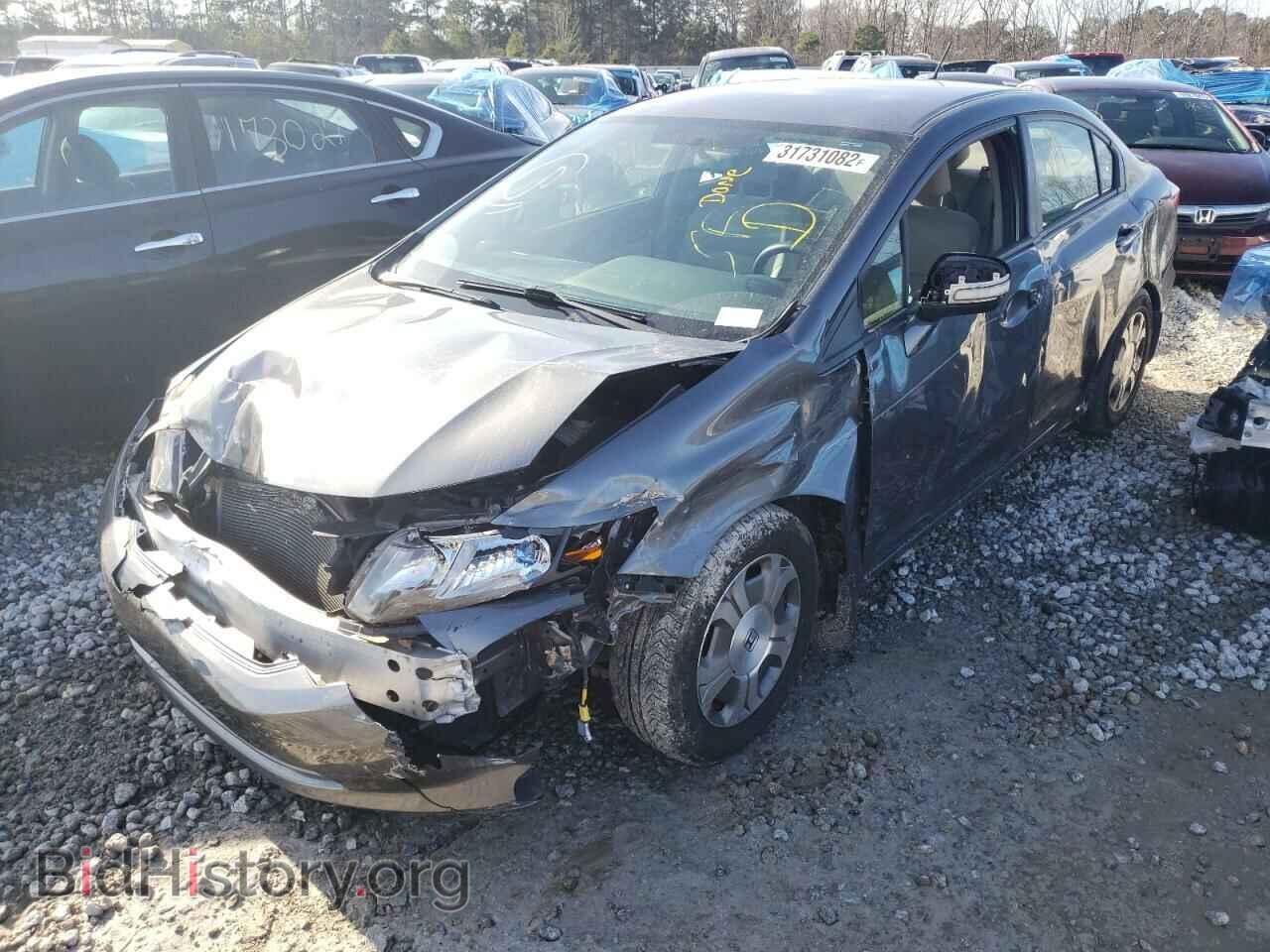 2012 HONDA CIVIC - VIN: JHMFB4F25CS005626 - Фото 2