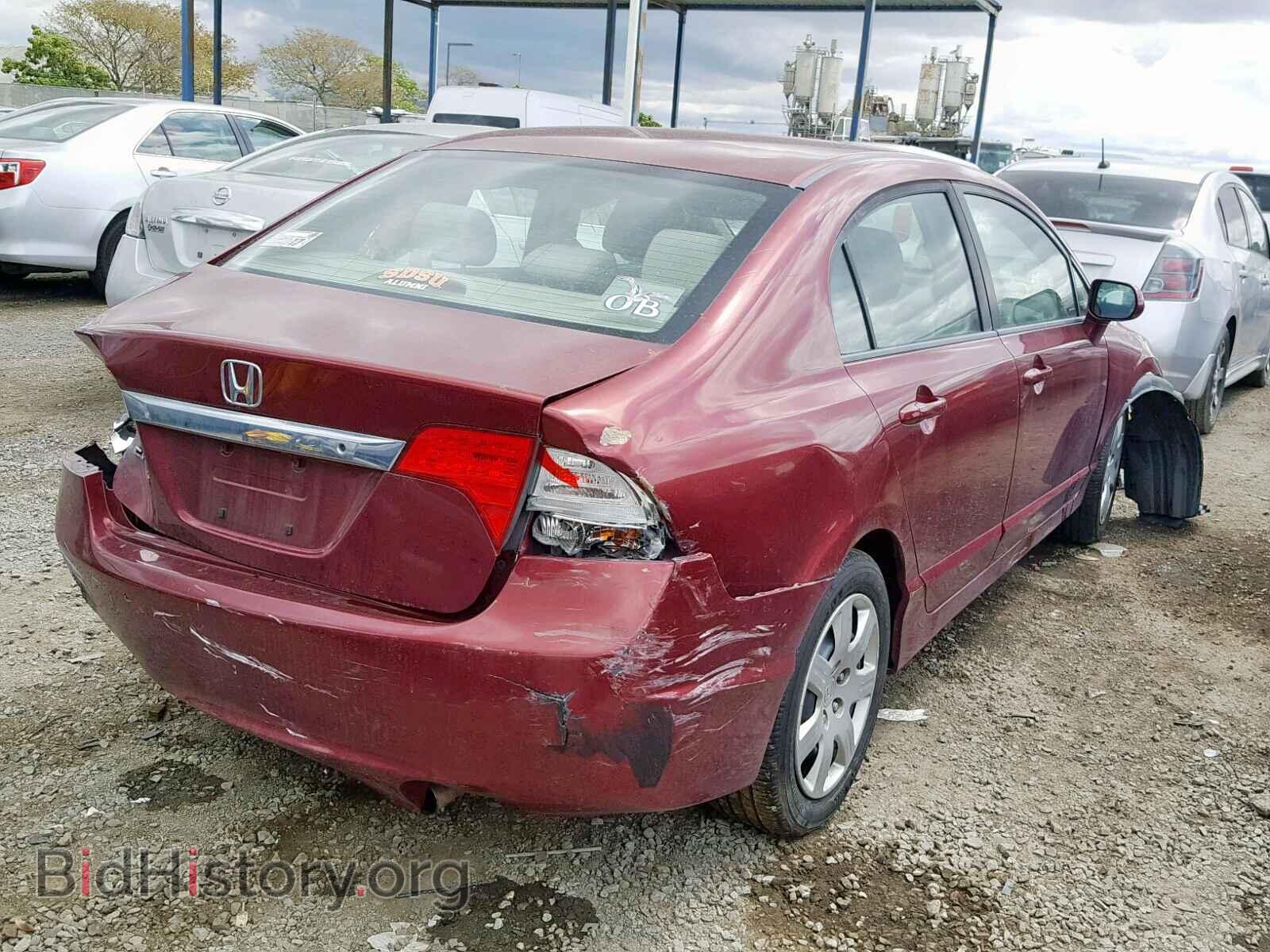 2009 HONDA CIVIC LX - VIN: 19XFA16559E001777 - Фото 4