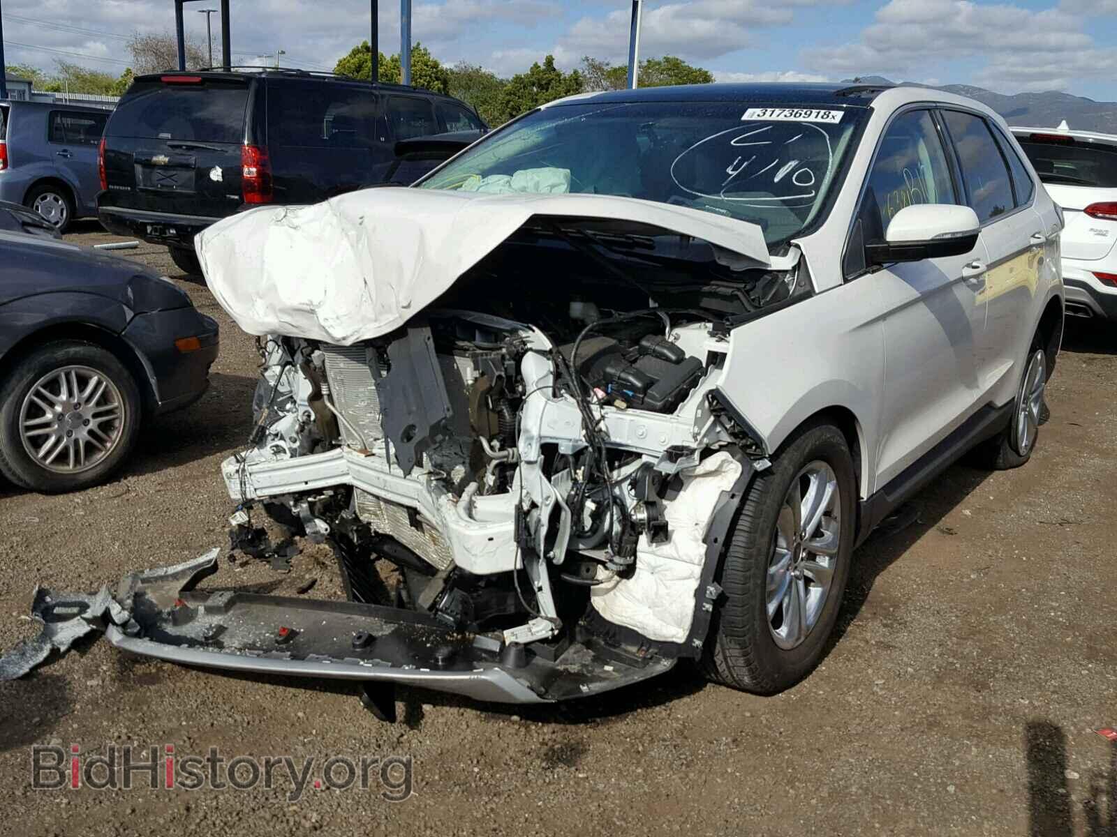 2015 FORD EDGE - VIN: 2FMTK3J91FBB27932 - Photo 2