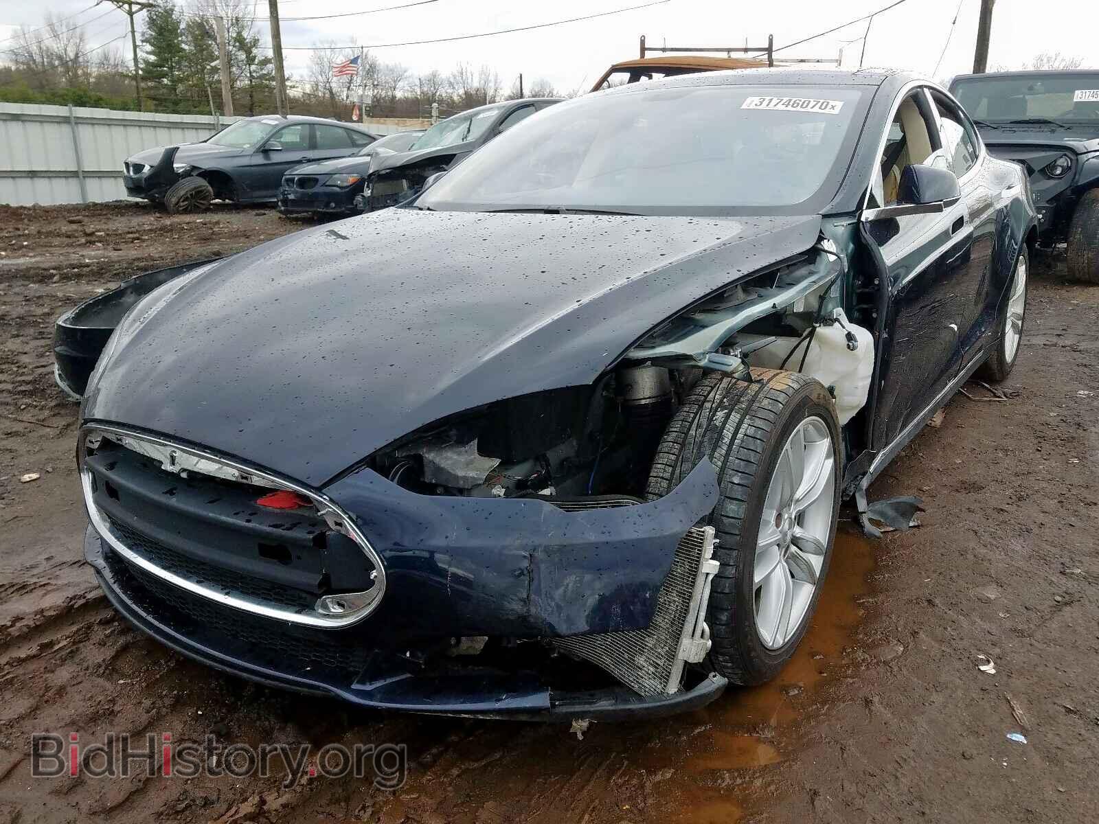 2013 TESLA MODEL S - VIN: 5YJSA1DN3DFP09966 - Фото 2