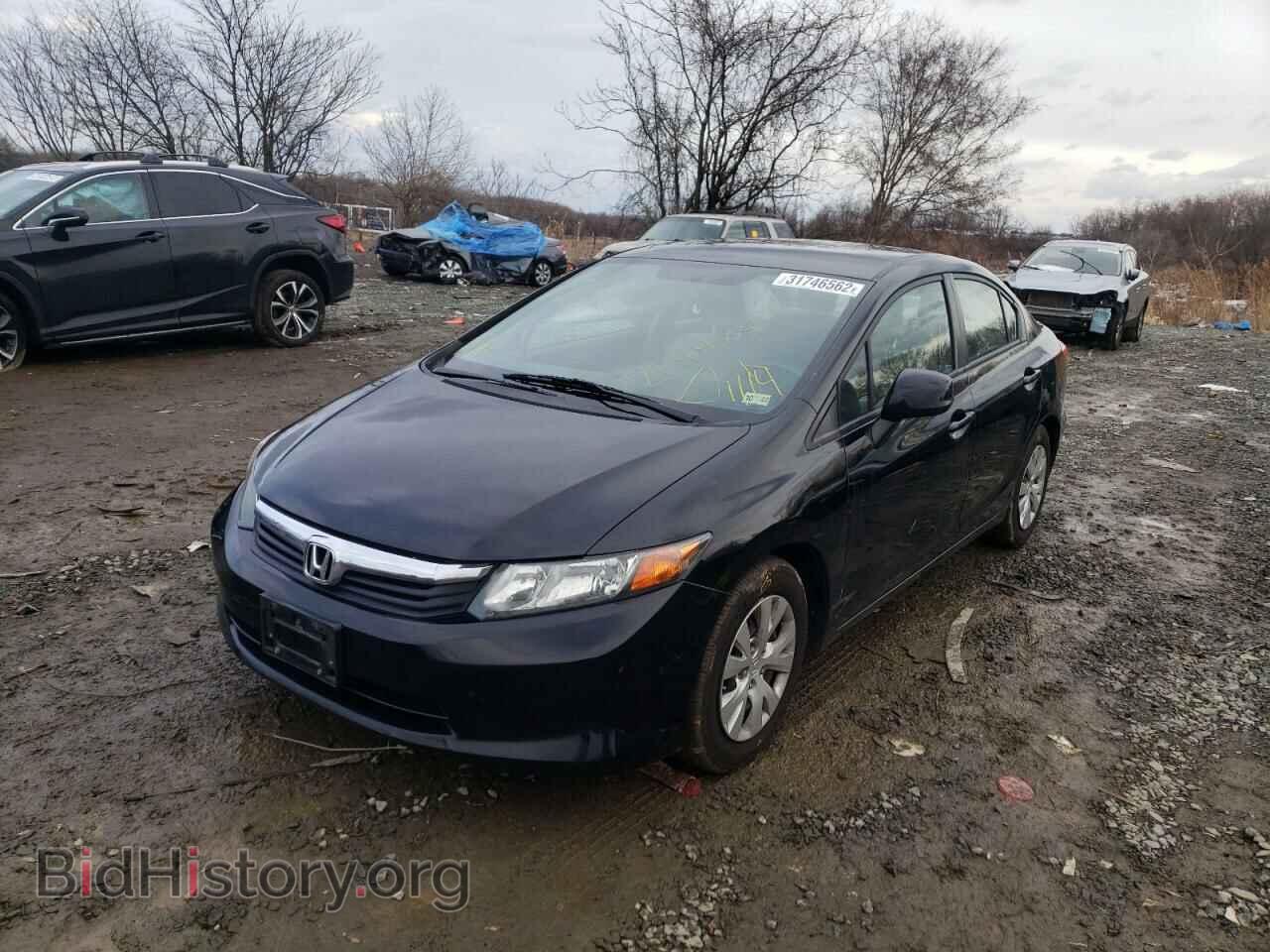 2012 HONDA CIVIC - VIN: 19XFB2F54CE313776 - Фото 2