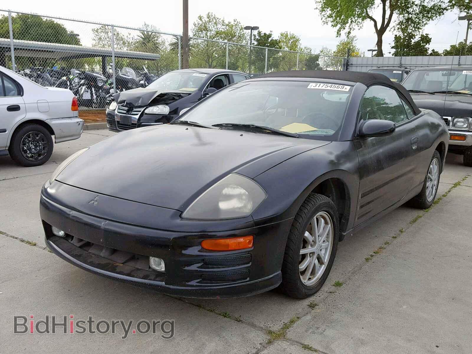 2001 MITSUBISHI ECLIPSE - VIN: 4A3AE45G21E122895 - Фото 2