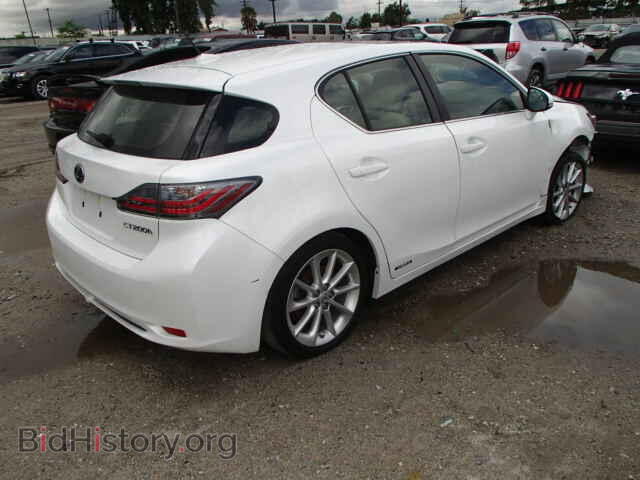 2012 LEXUS CT 200 - VIN: JTHKD5BH6C2110524 - Фото 4
