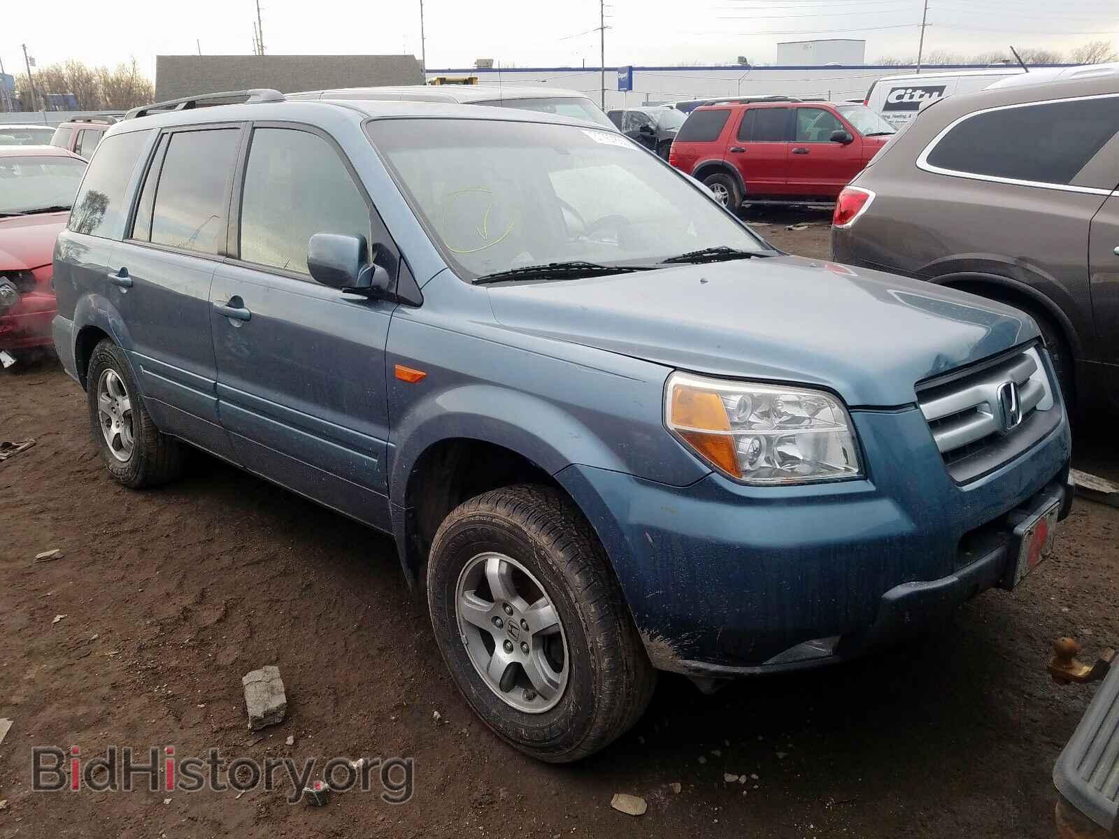 Фотография 2HKYF18537H507706 - HONDA PILOT 2007