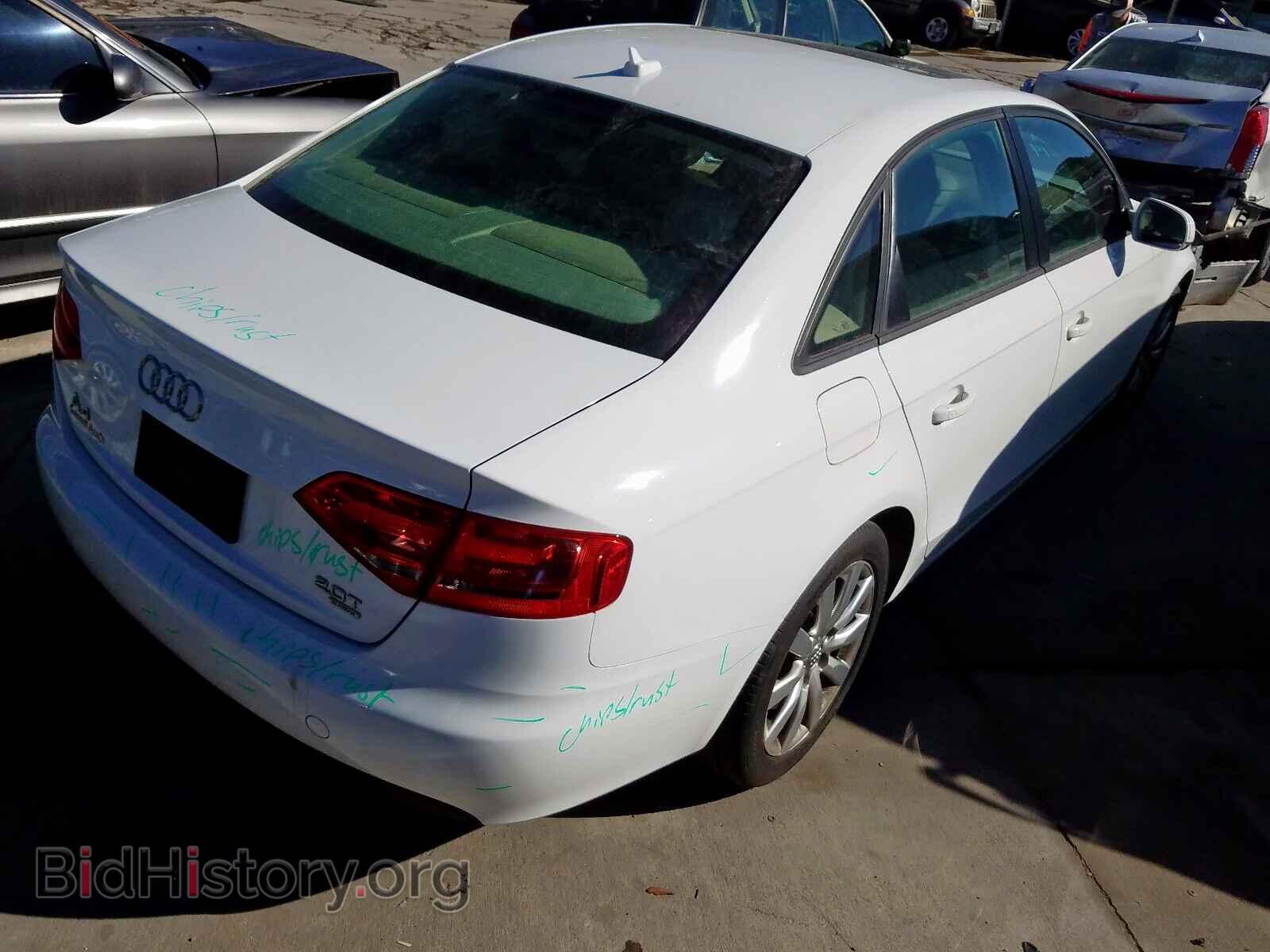 2012 AUDI A4 - VIN: WAUBFAFL9CN005619 - Photo 4
