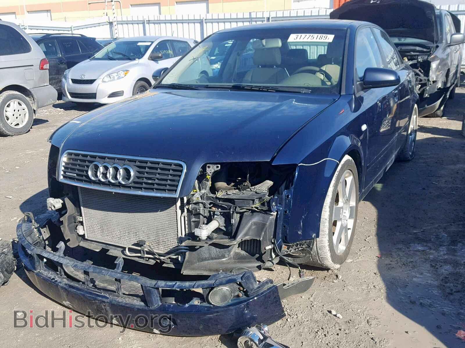 2005 AUDI A4 - VIN: WAULC68E05A037183 - Фото 2