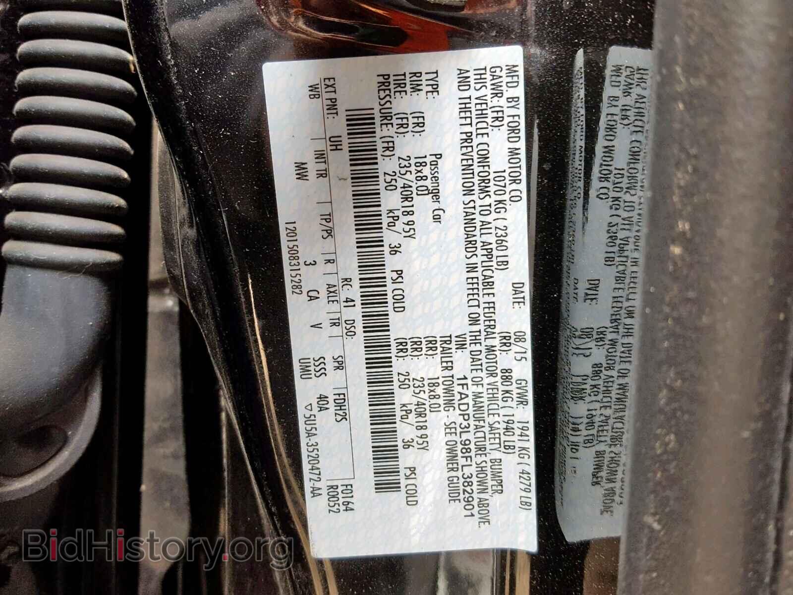 2015 FORD FOCUS - VIN: 1FADP3L98FL382901 - Photo 10