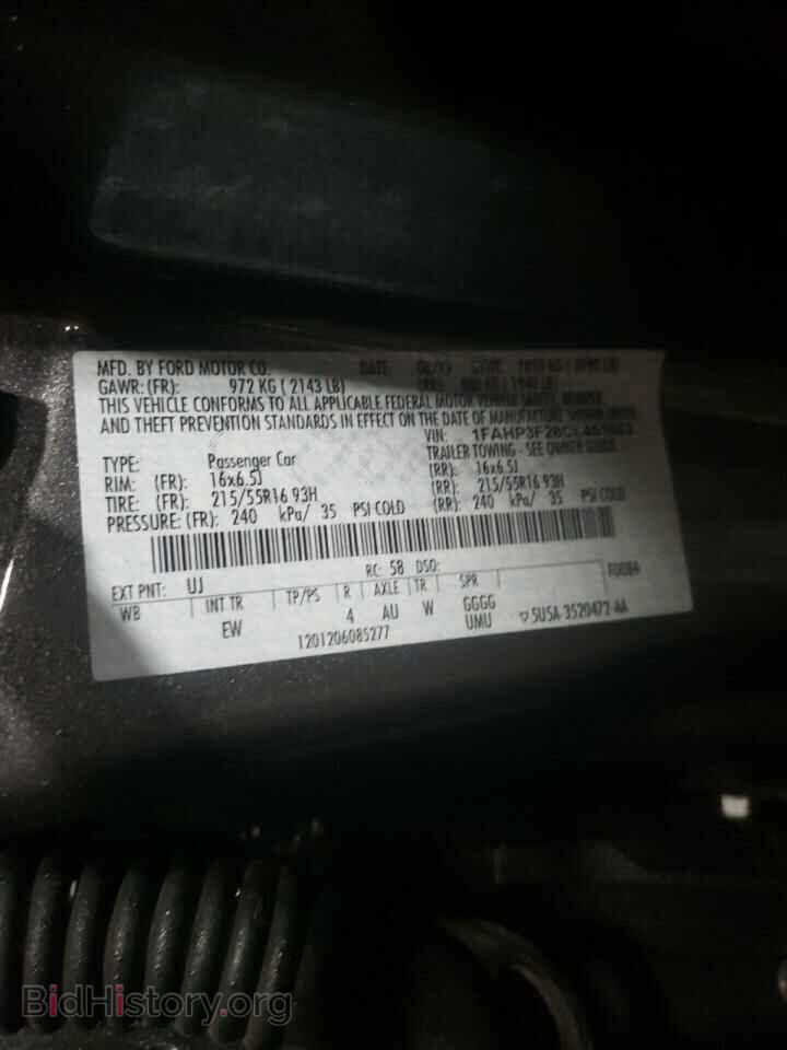2012 FORD FOCUS - VIN: 1FAHP3F28CL451663 - Photo 10